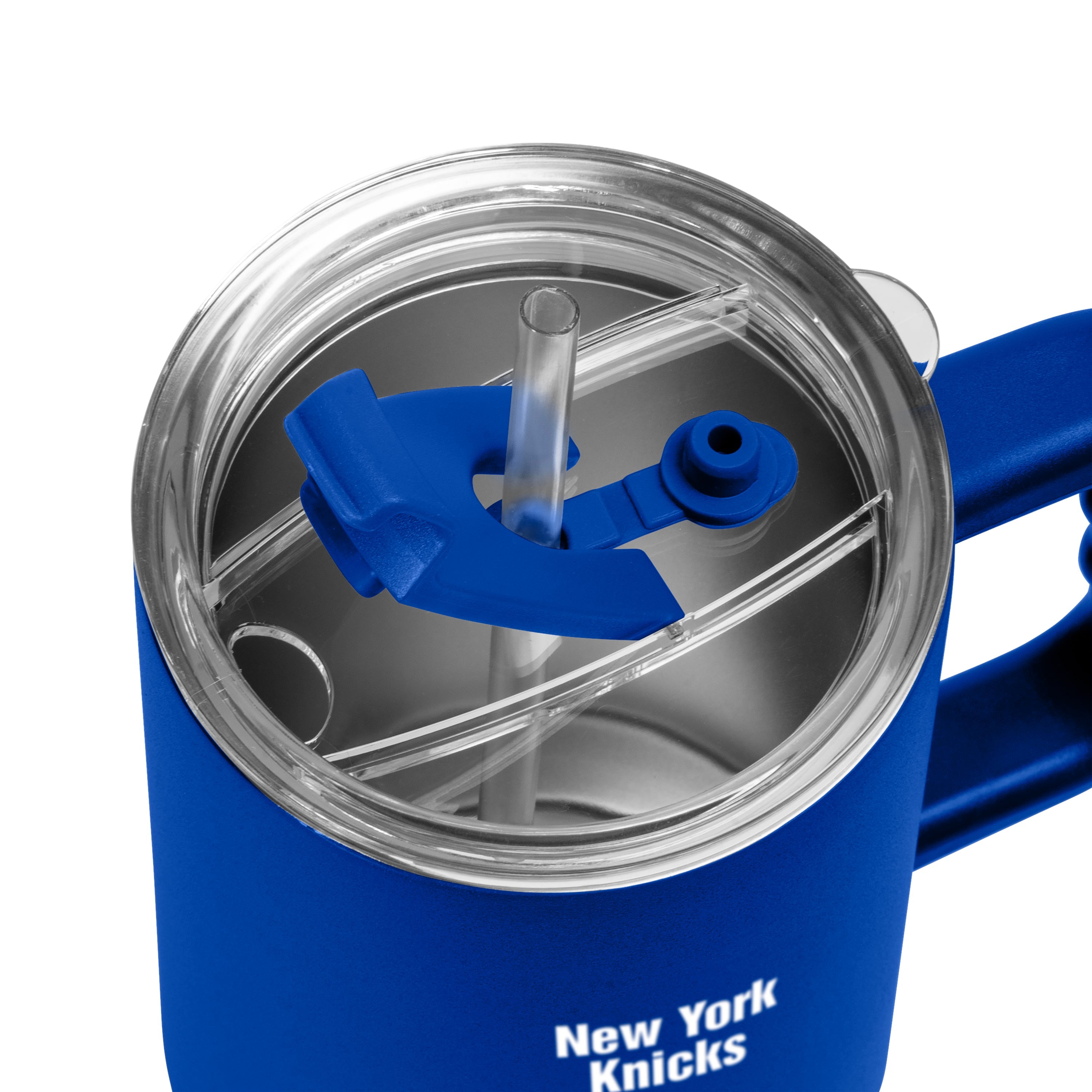 NY Knicks 40oz Flipside Powder Coat Tumbler - Sports Gifts, Sports Memorabilia, Sports Collectibles, Fan Shop