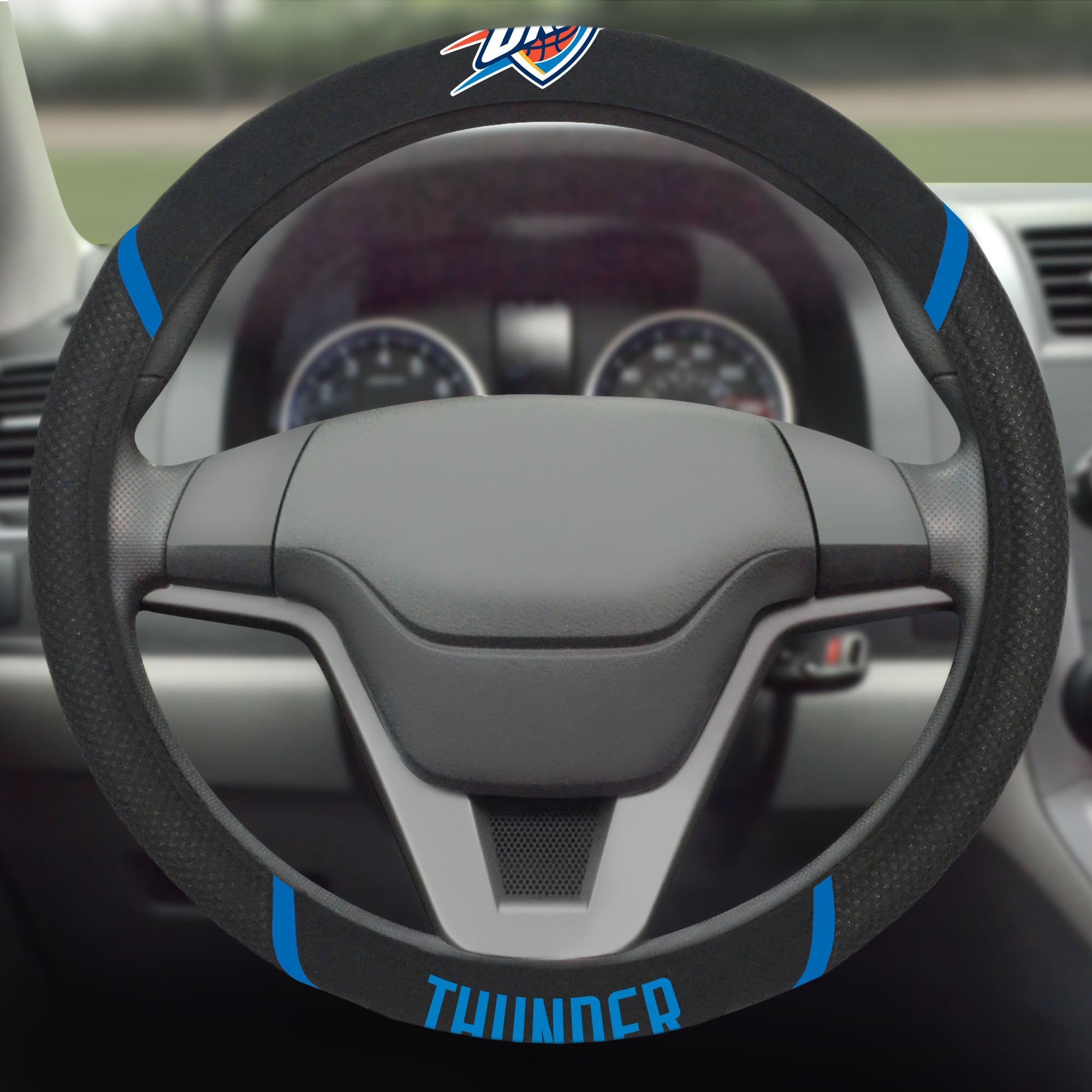 NBA - Oklahoma City Thunder Steering Wheel Cover - Sports Gifts, Sports Memorabilia, Sports Collectibles, Fan Shop