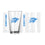 Oklahoma City Thunder 16oz Gameday Pint Glass - Sports Gifts, Sports Memorabilia, Sports Collectibles, Fan Shop