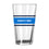 Oklahoma City Thunder 16oz Stripe Pint Glass - Sports Gifts, Sports Memorabilia, Sports Collectibles, Fan Shop