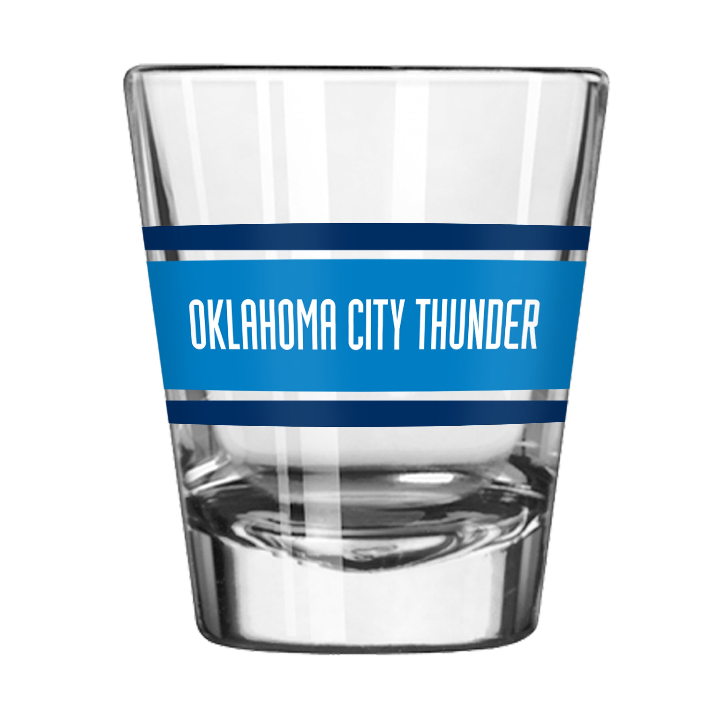 Oklahoma City Thunder 2oz Stripe Shot Glass