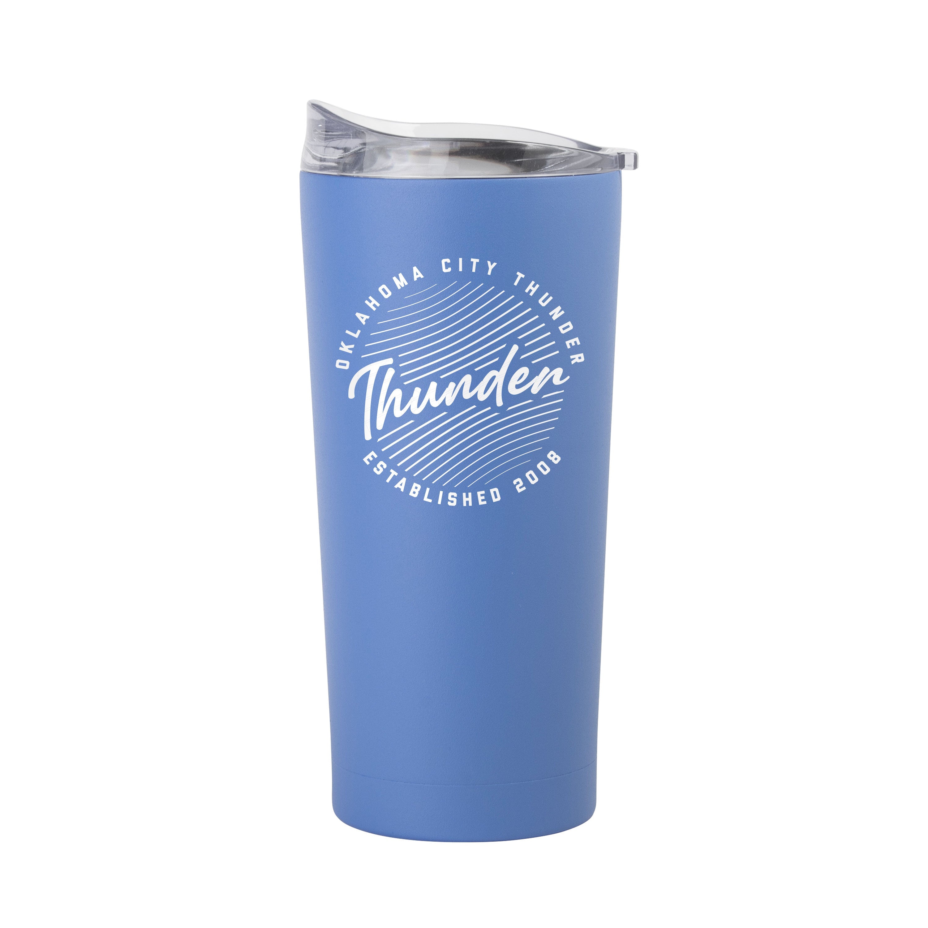 Oklahoma City Thunder 20oz Retro Script Arctic Powder Coat Tumbler