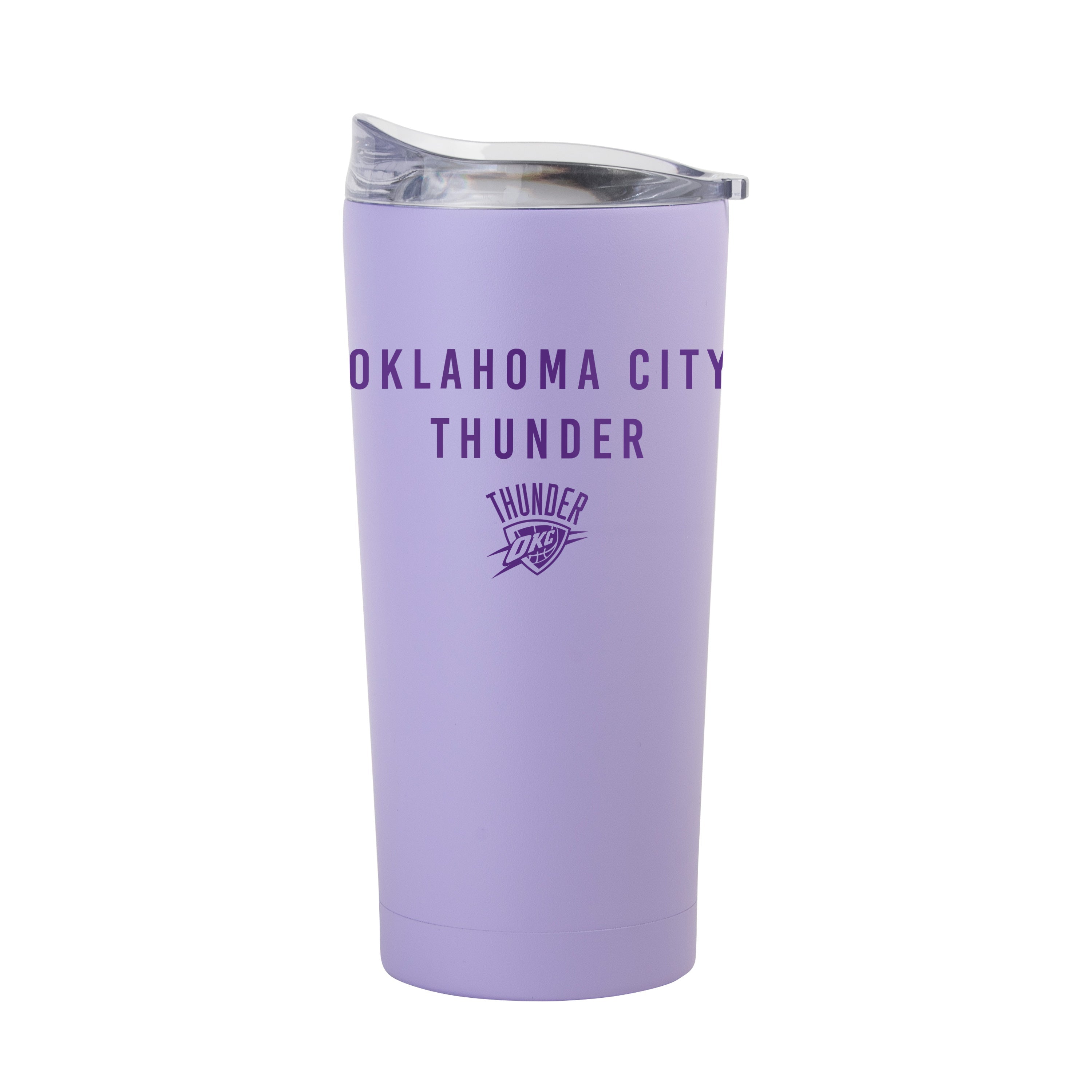 Oklahoma City Thunder 20oz Tonal Lavender Powder Coat Tumbler