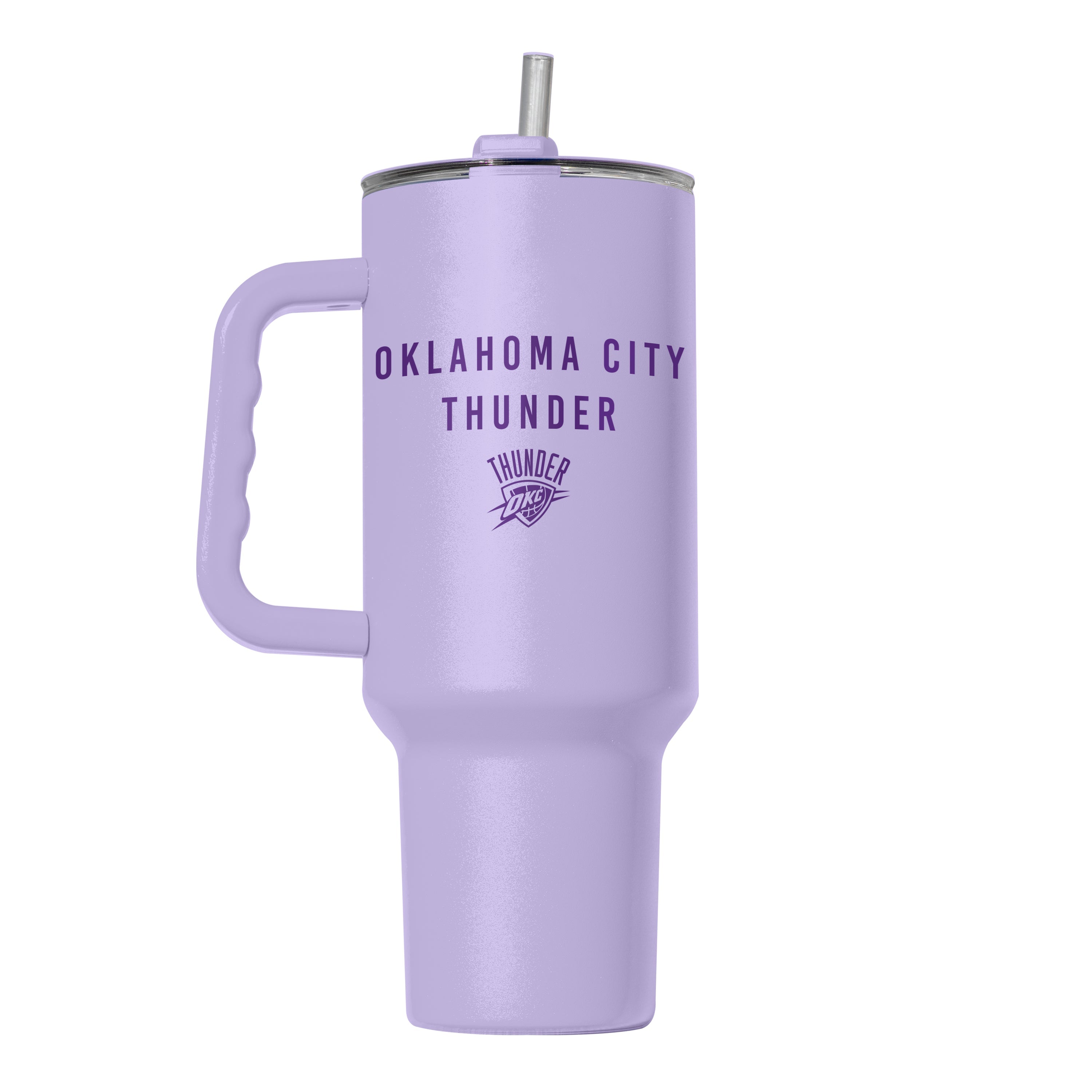 Oklahoma City Thunder 40oz Tonal Powder Coat Tumbler - Sports Gifts, Sports Memorabilia, Sports Collectibles, Fan Shop