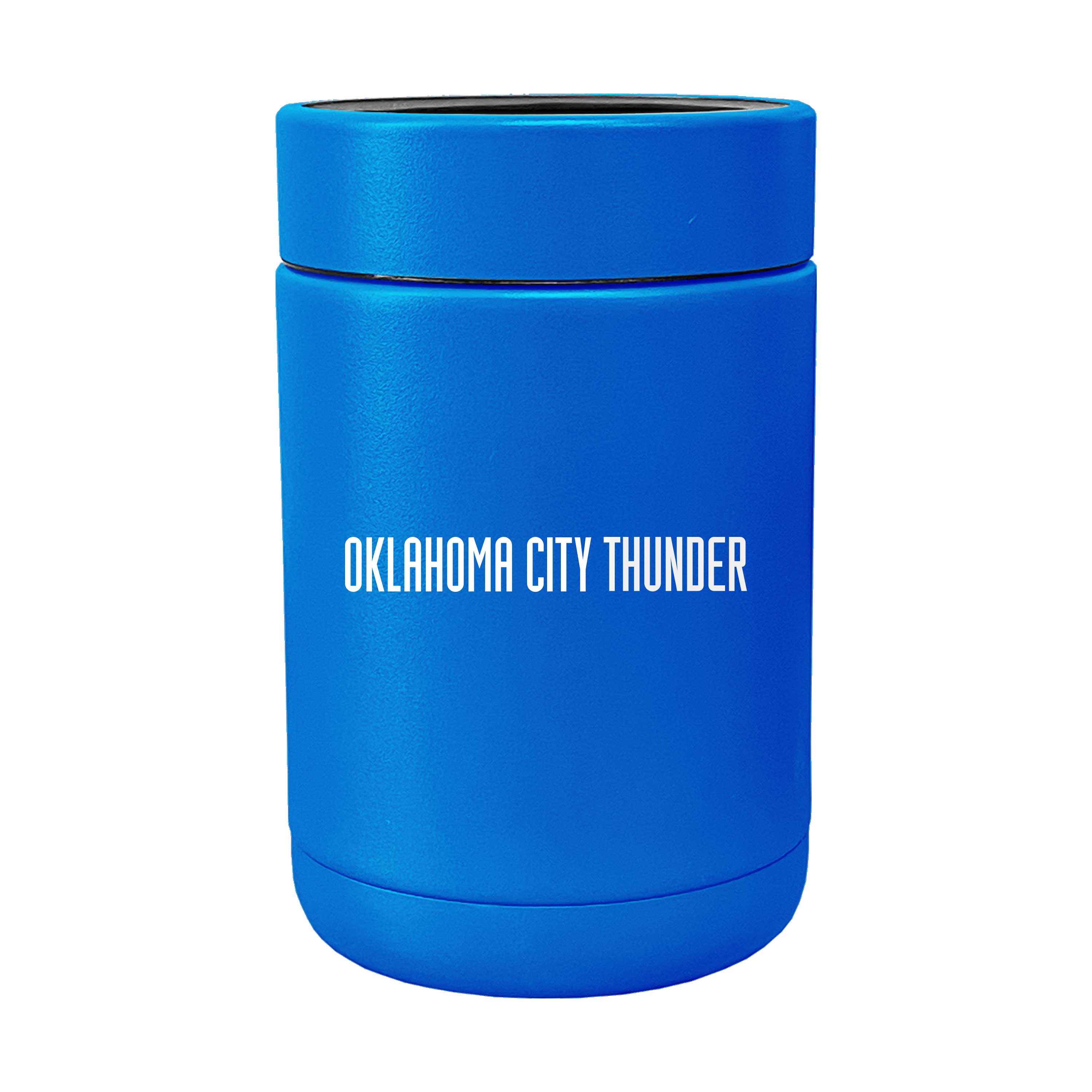 Oklahoma City Thunder Powder Coat Flipside Coolie - Sports Gifts, Sports Memorabilia, Sports Collectibles, Fan Shop
