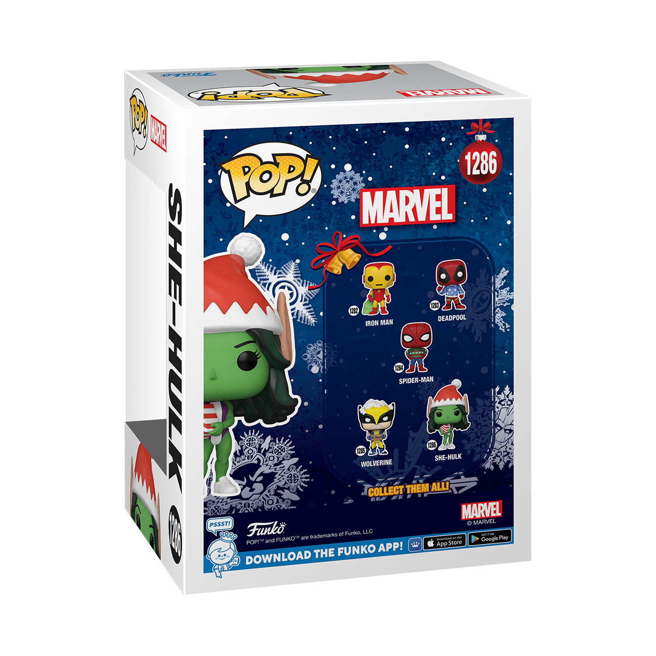 POP! Marvel: Holiday - She-Hulk - Sports Collectibles, Sports Memorabilia, Sports Fan Shop, Sports Gifts