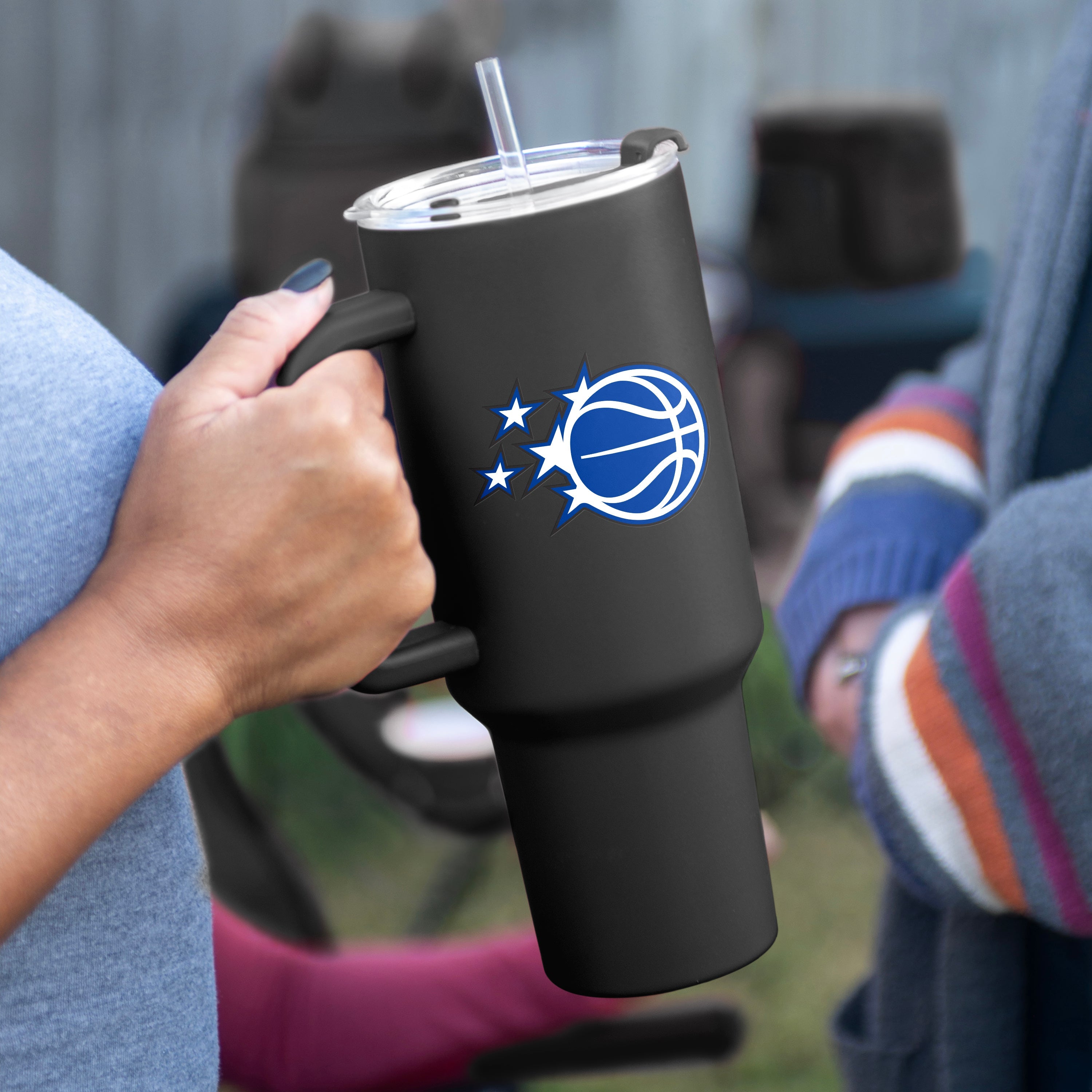 Orlando Magic Black 40oz Flipside Powder Coat Tumbler - Sports Gifts, Sports Memorabilia, Sports Collectibles, Fan Shop