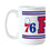 Philadelphia 76ers 15oz Overtime Stripe Sublimated Mug