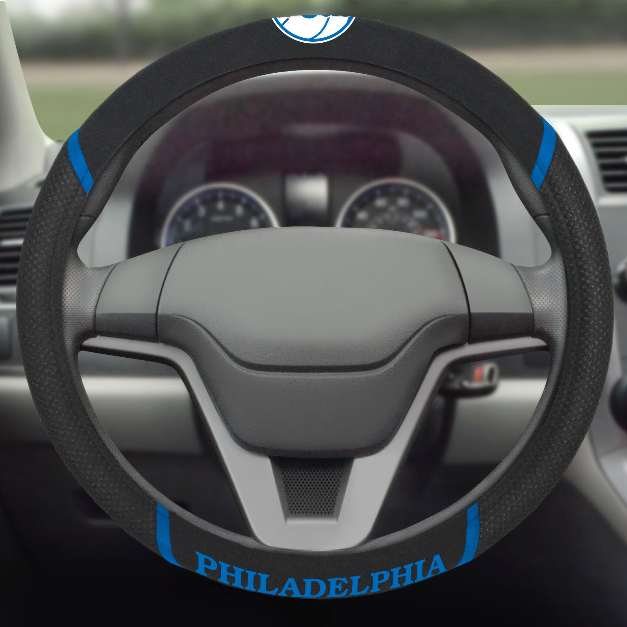 NBA - Philadelphia 76ers Steering Wheel Cover - Sports Gifts, Sports Memorabilia, Sports Collectibles, Fan Shop
