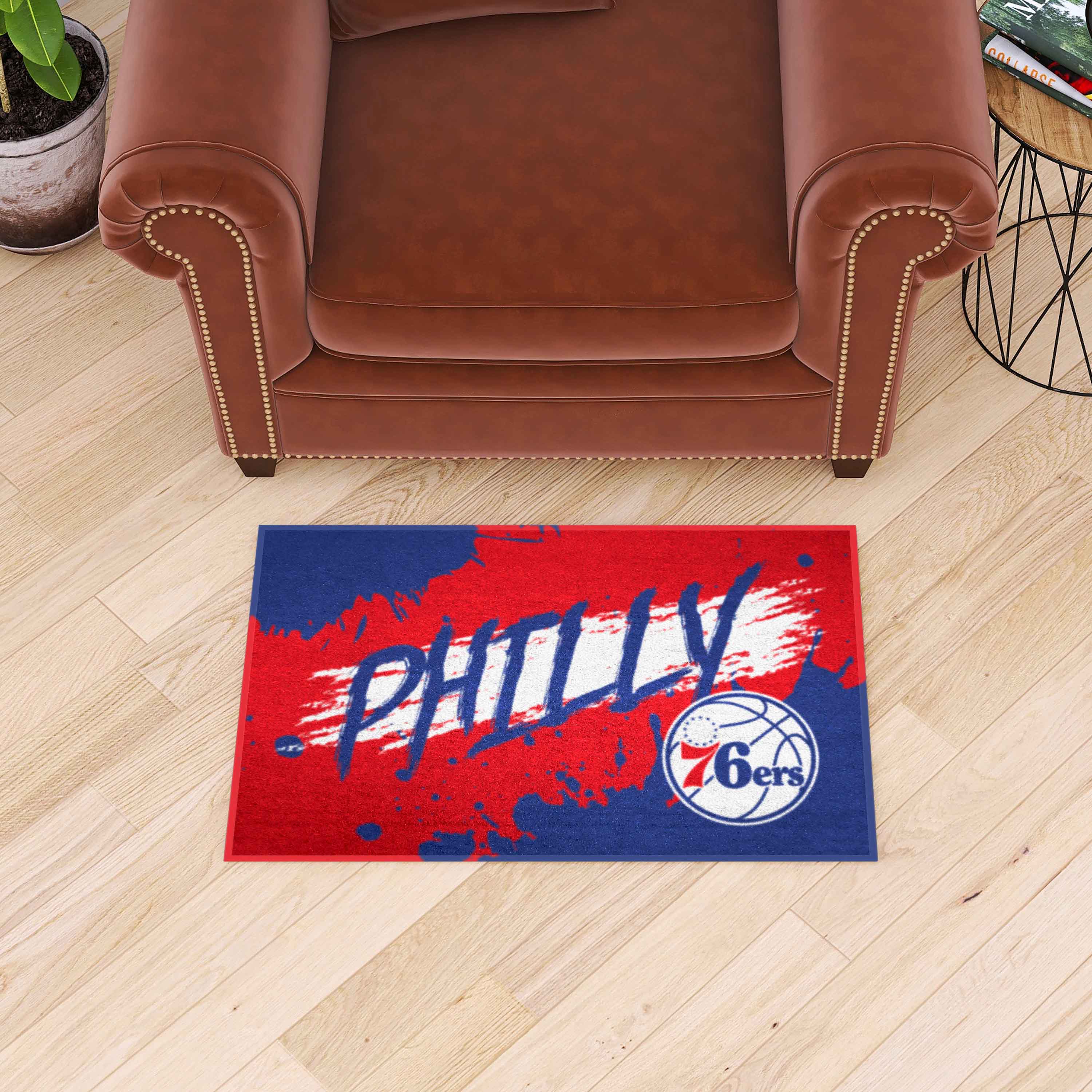 NBA - Philadelphia 76ers Starter Mat - Slogan - Sports Gifts, Sports Memorabilia, Sports Collectibles, Fan Shop