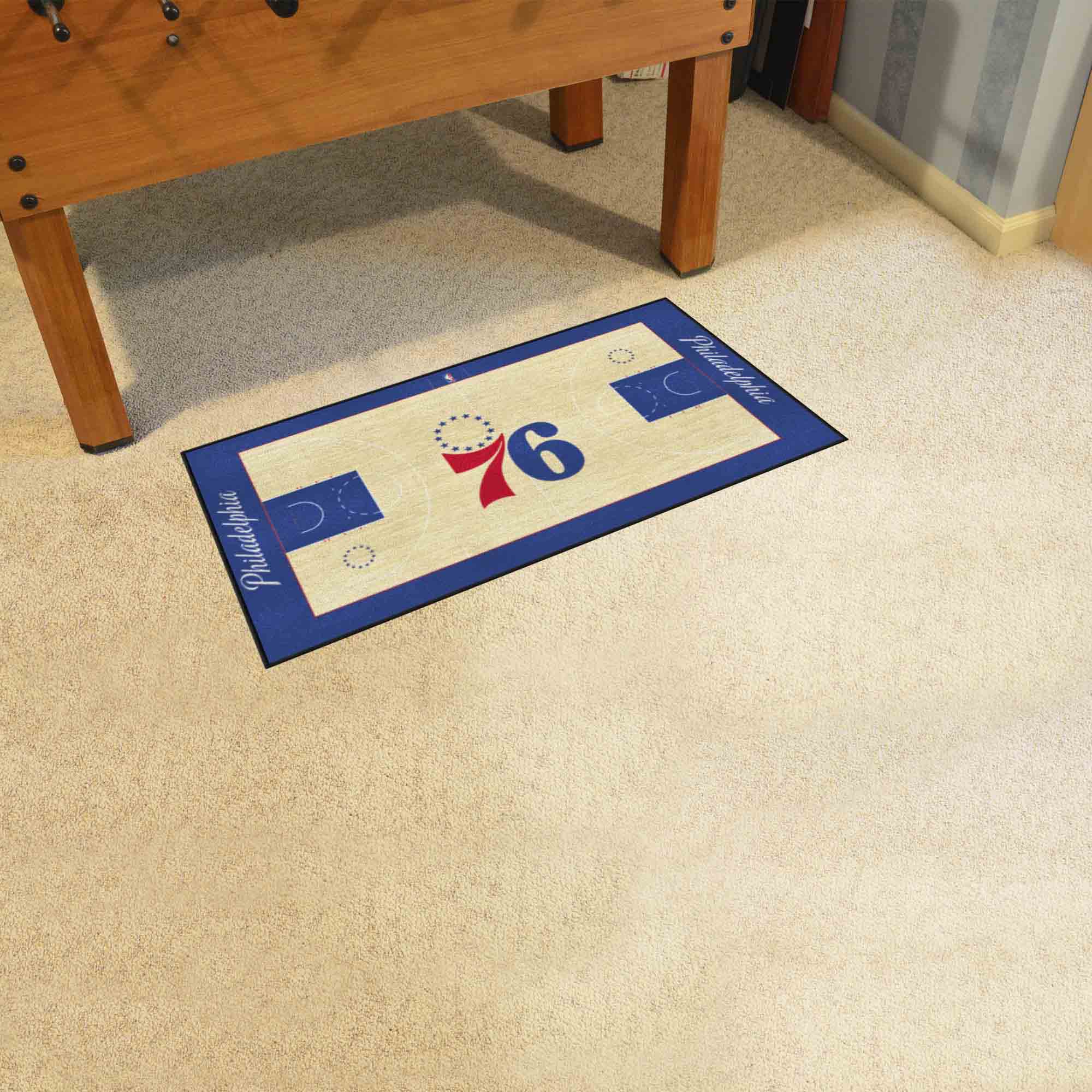 NBA - Philadelphia 76ers NBA Court Runner - Sports Gifts, Sports Memorabilia, Sports Collectibles, Fan Shop