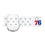 Philadelphia 76ers 16oz Satin Etch Curved Beverage Glass - Sports Gifts, Sports Memorabilia, Sports Collectibles, Fan Shop