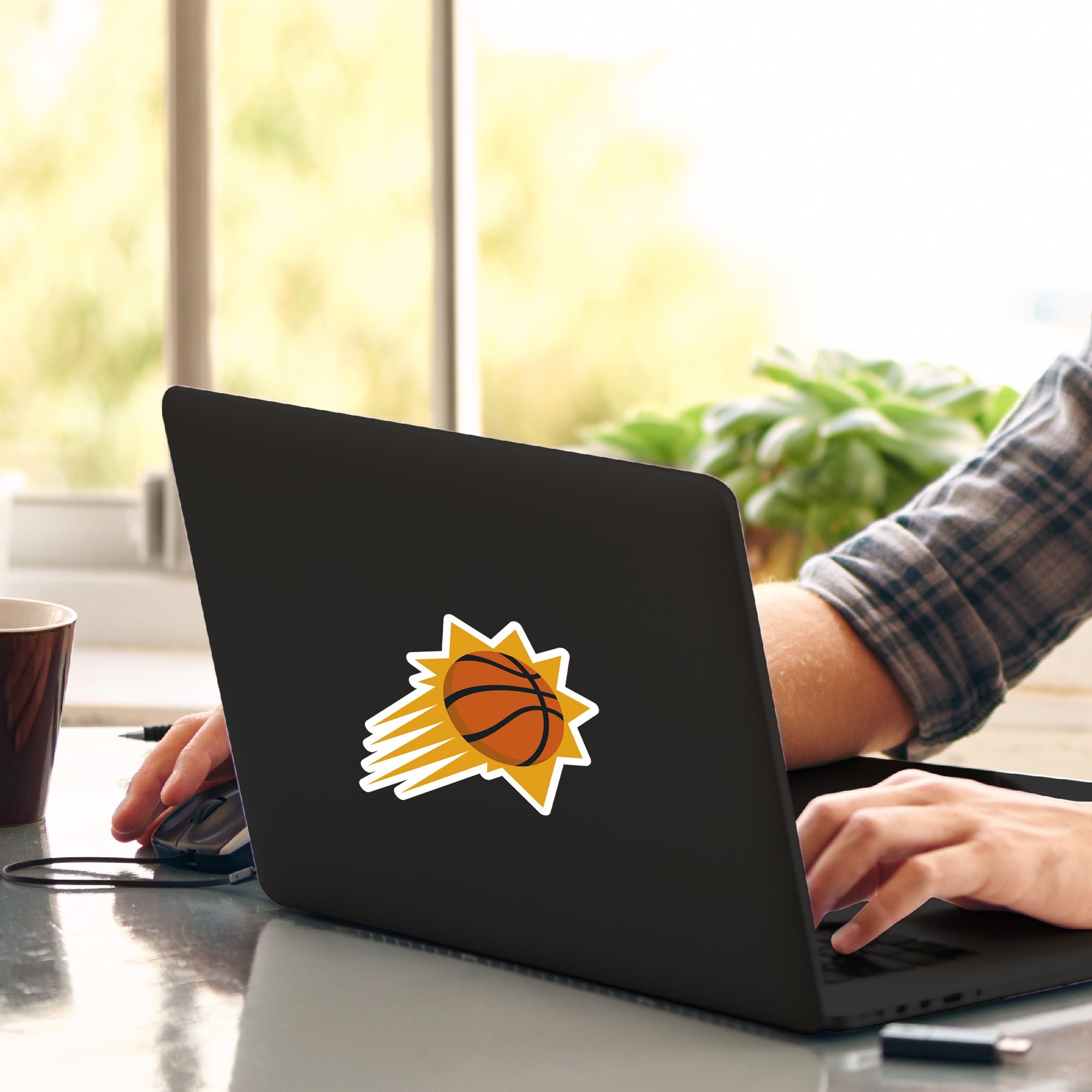 NBA - Phoenix Suns Matte Decal - Sports Gifts, Sports Memorabilia, Sports Collectibles, Fan Shop