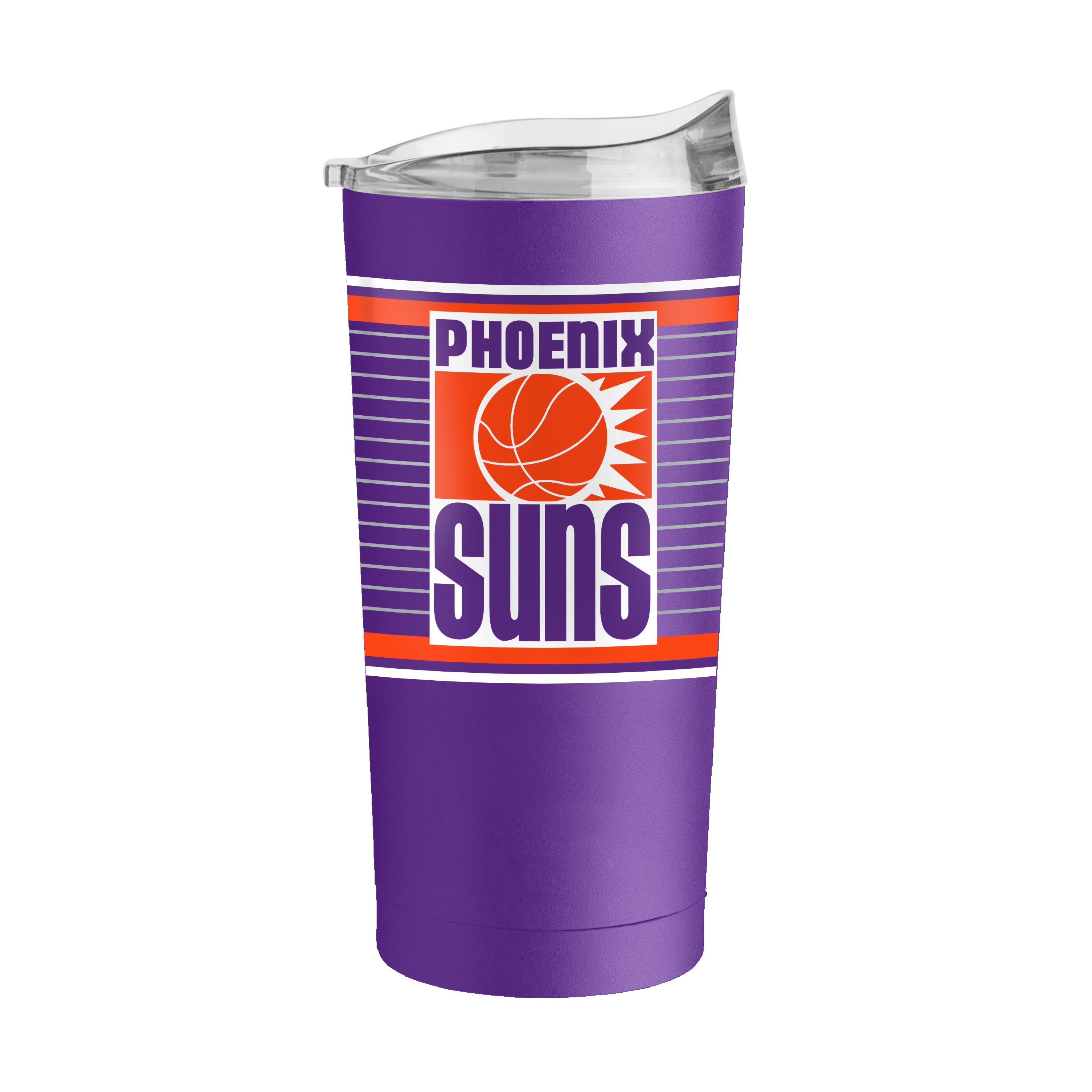 Phoenix Suns 20oz Retro Stripe Powder Coat Tumbler - Sports Gifts, Sports Memorabilia, Sports Collectibles, Fan Shop