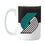 Portland Trail Blazers PDX 15oz Colorblock Sublimated Mug