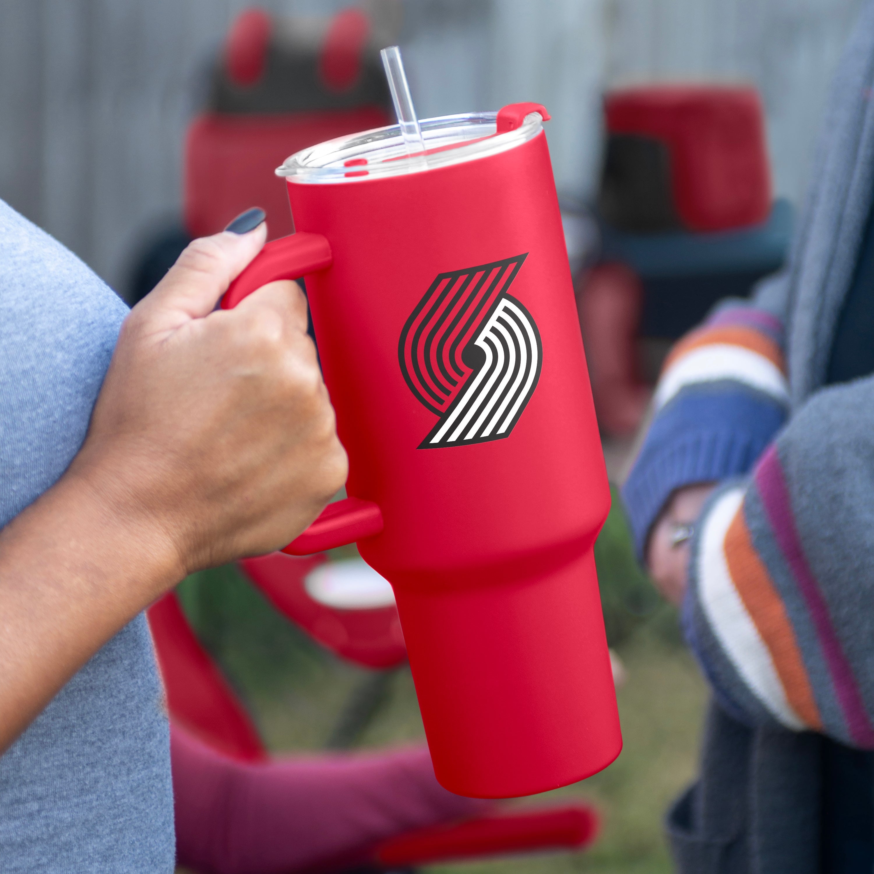 Portland Trail Blazers 40oz Flipside Powder Coat Tumbler - Sports Gifts, Sports Memorabilia, Sports Collectibles, Fan Shop