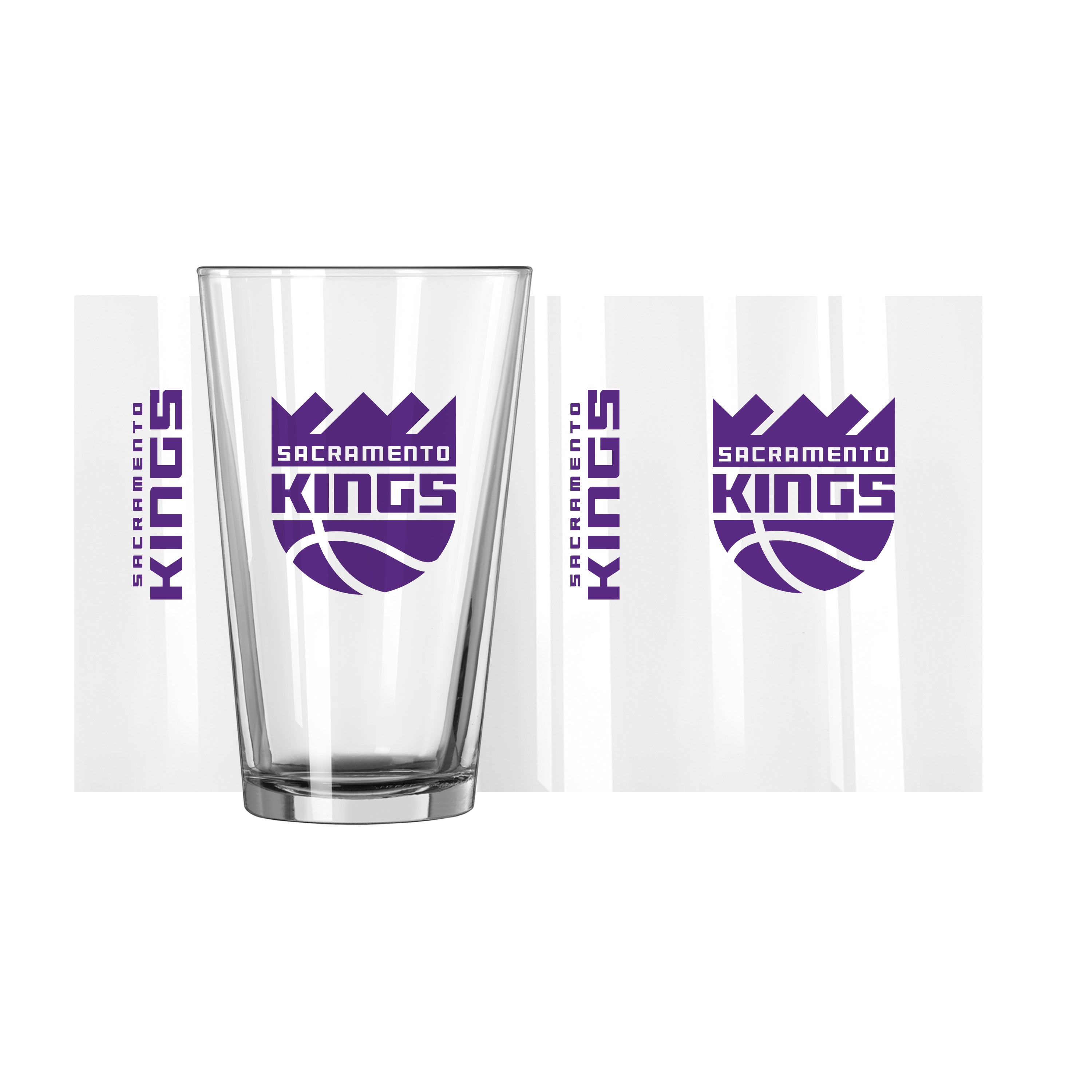 Sacramento Kings 16oz Gameday Pint Glass - Sports Gifts, Sports Memorabilia, Sports Collectibles, Fan Shop