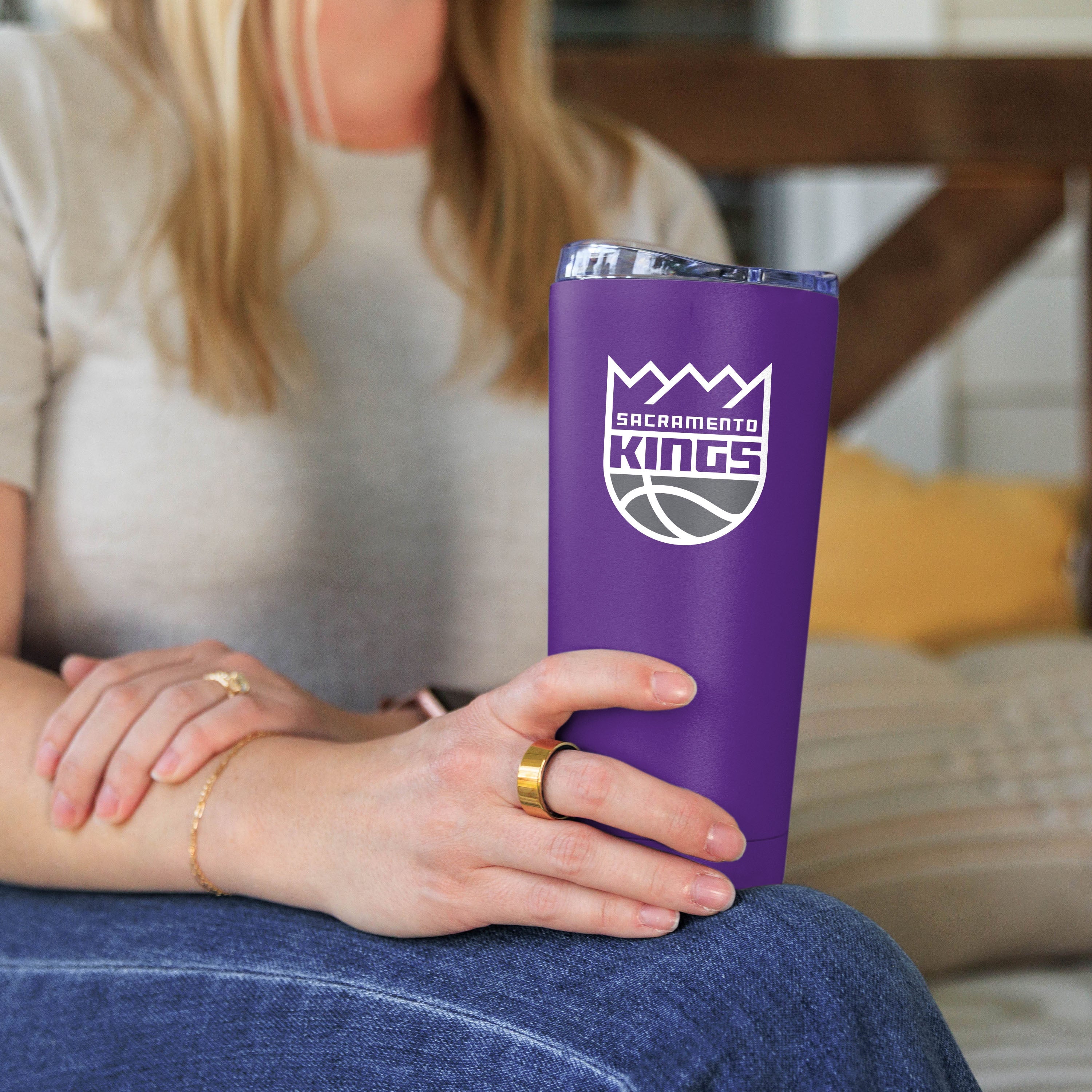 Sacramento Kings 20oz Flipside Powder Coat Tumbler - Sports Gifts, Sports Memorabilia, Sports Collectibles, Fan Shop