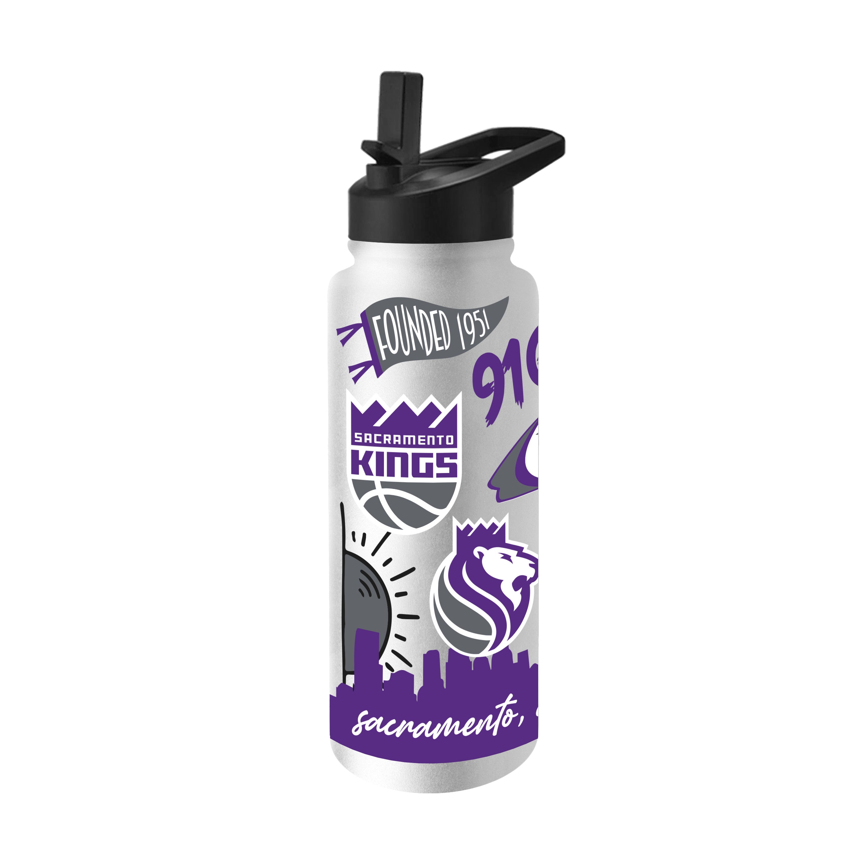 Sacramento Kings 34oz Native Quencher Bottle