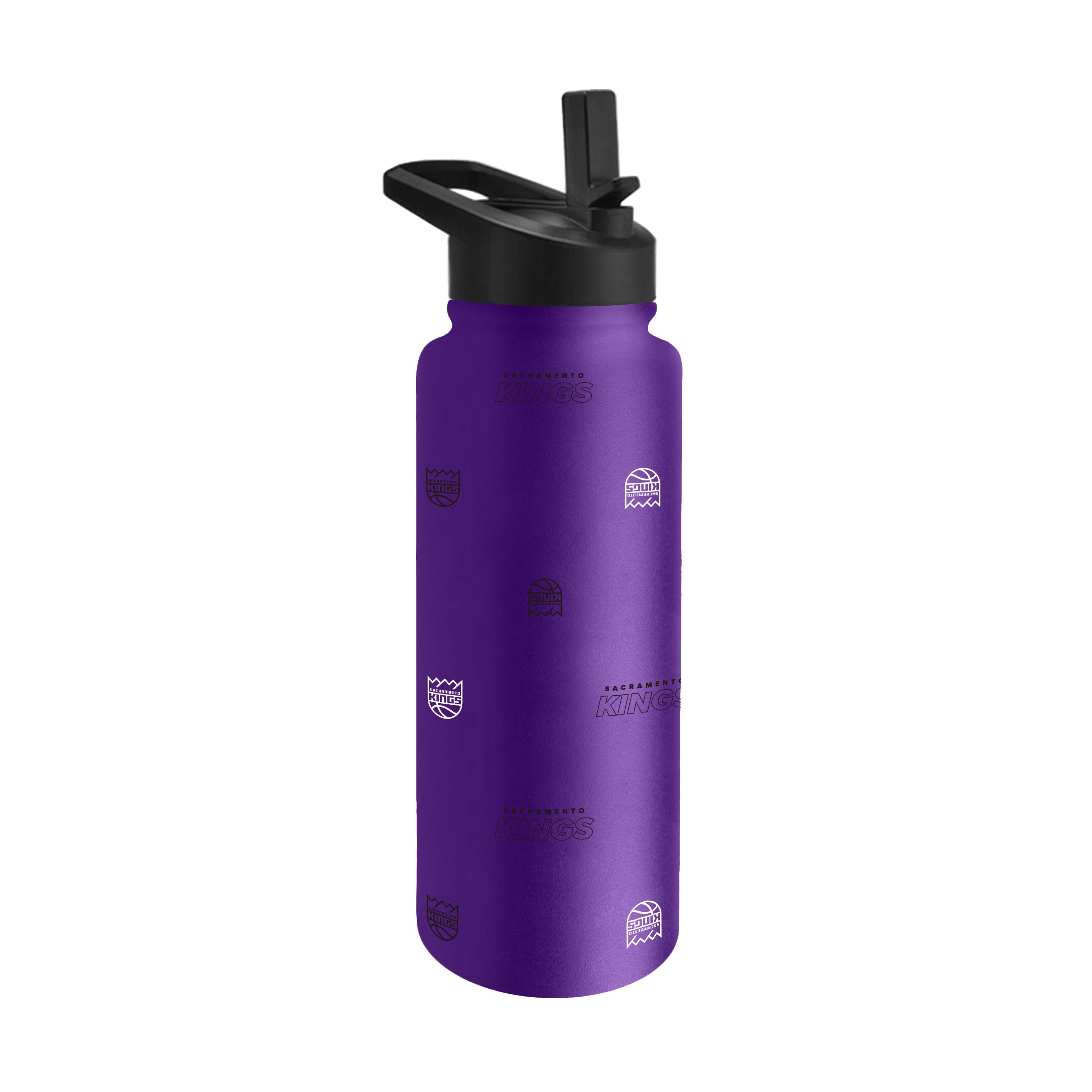Sacramento Kings 34oz Step And Repeat Quencher Bottle - Sports Gifts, Sports Memorabilia, Sports Collectibles, Fan Shop