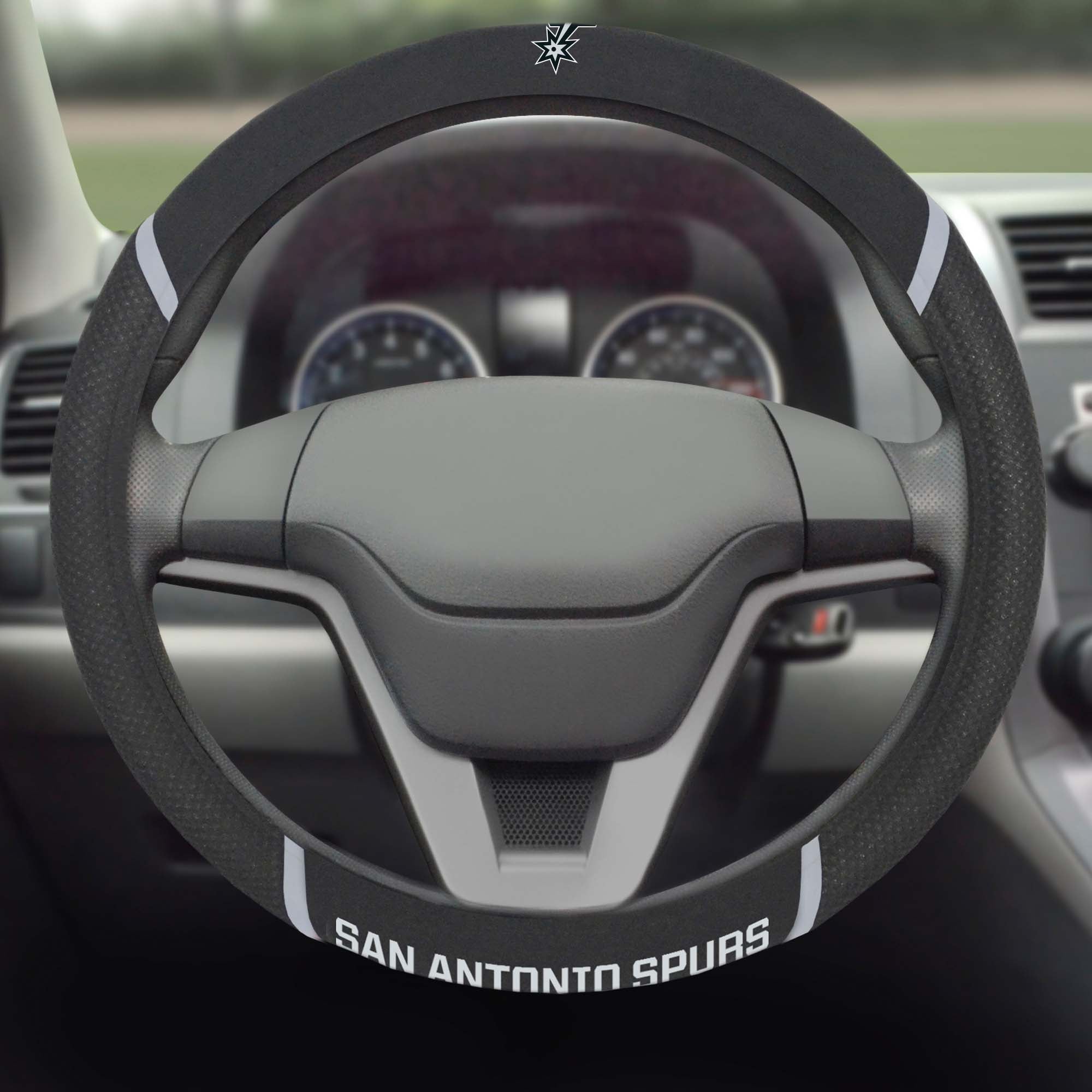 NBA - San Antonio Spurs Steering Wheel Cover - Sports Gifts, Sports Memorabilia, Sports Collectibles, Fan Shop