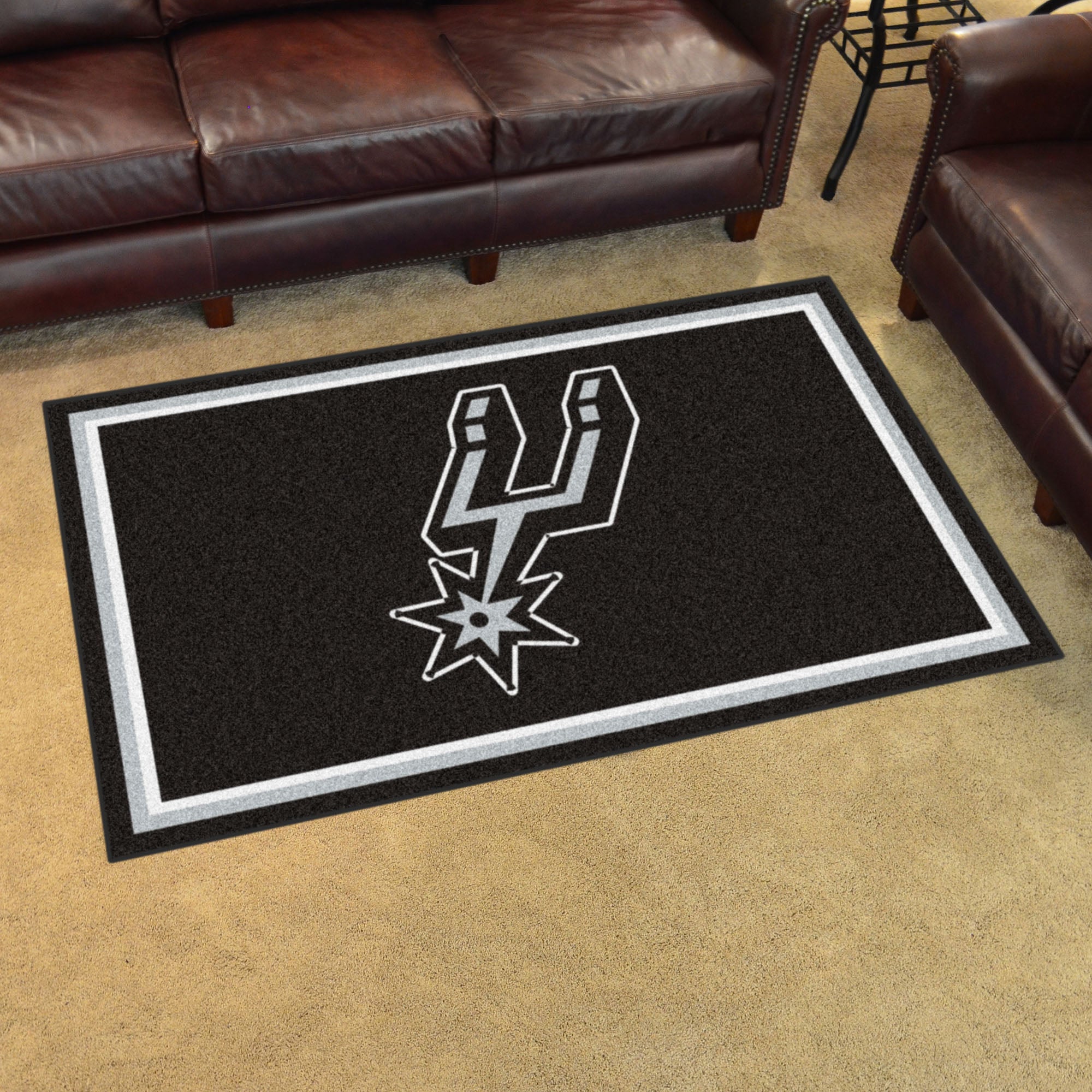 NBA - San Antonio Spurs 4x6 Rug - Sports Gifts, Sports Memorabilia, Sports Collectibles, Fan Shop