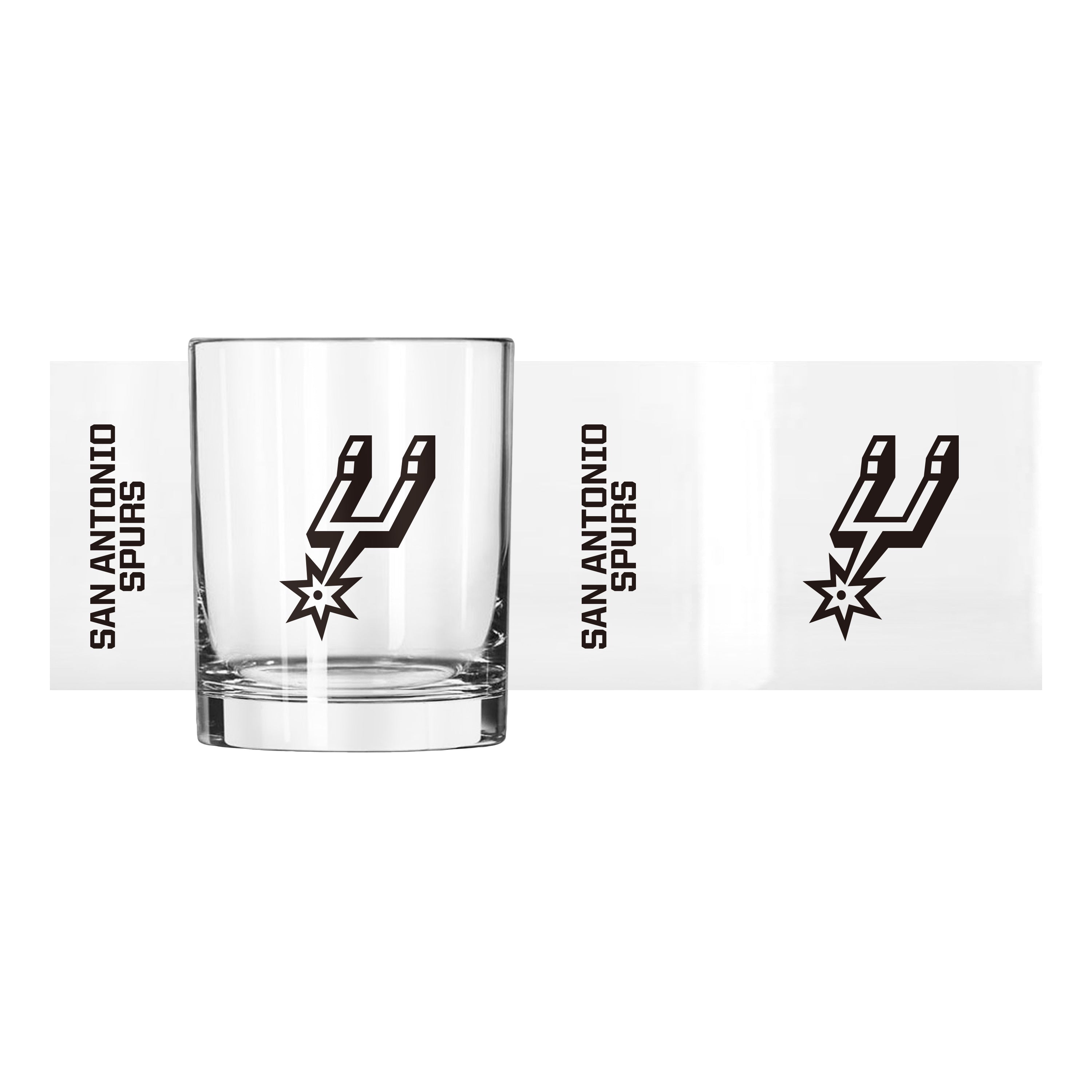 San Antonio Spurs 14oz Gameday Rocks Glass - Sports Gifts, Sports Memorabilia, Sports Collectibles, Fan Shop