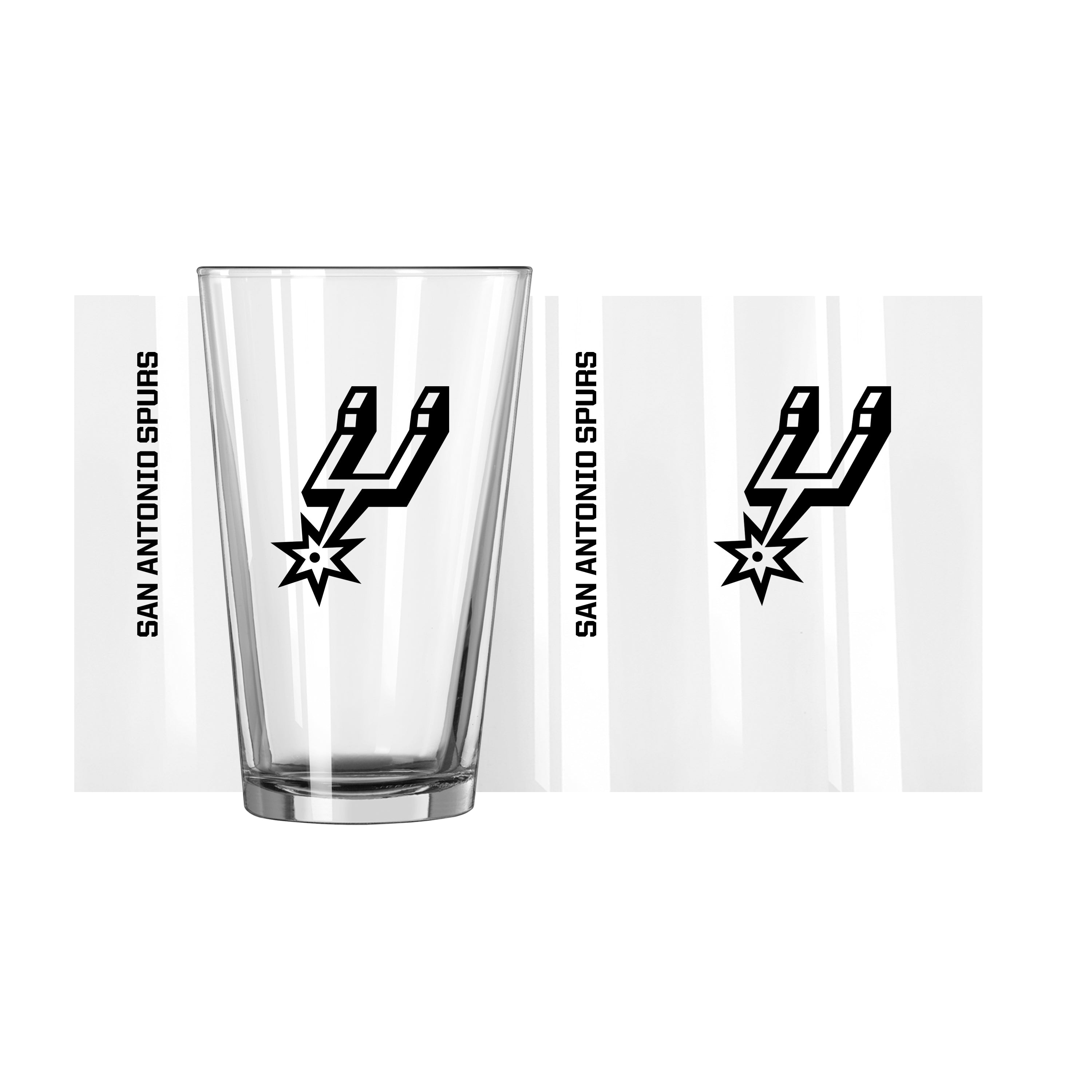 San Antonio Spurs 16oz Gameday Pint Glass - Sports Gifts, Sports Memorabilia, Sports Collectibles, Fan Shop