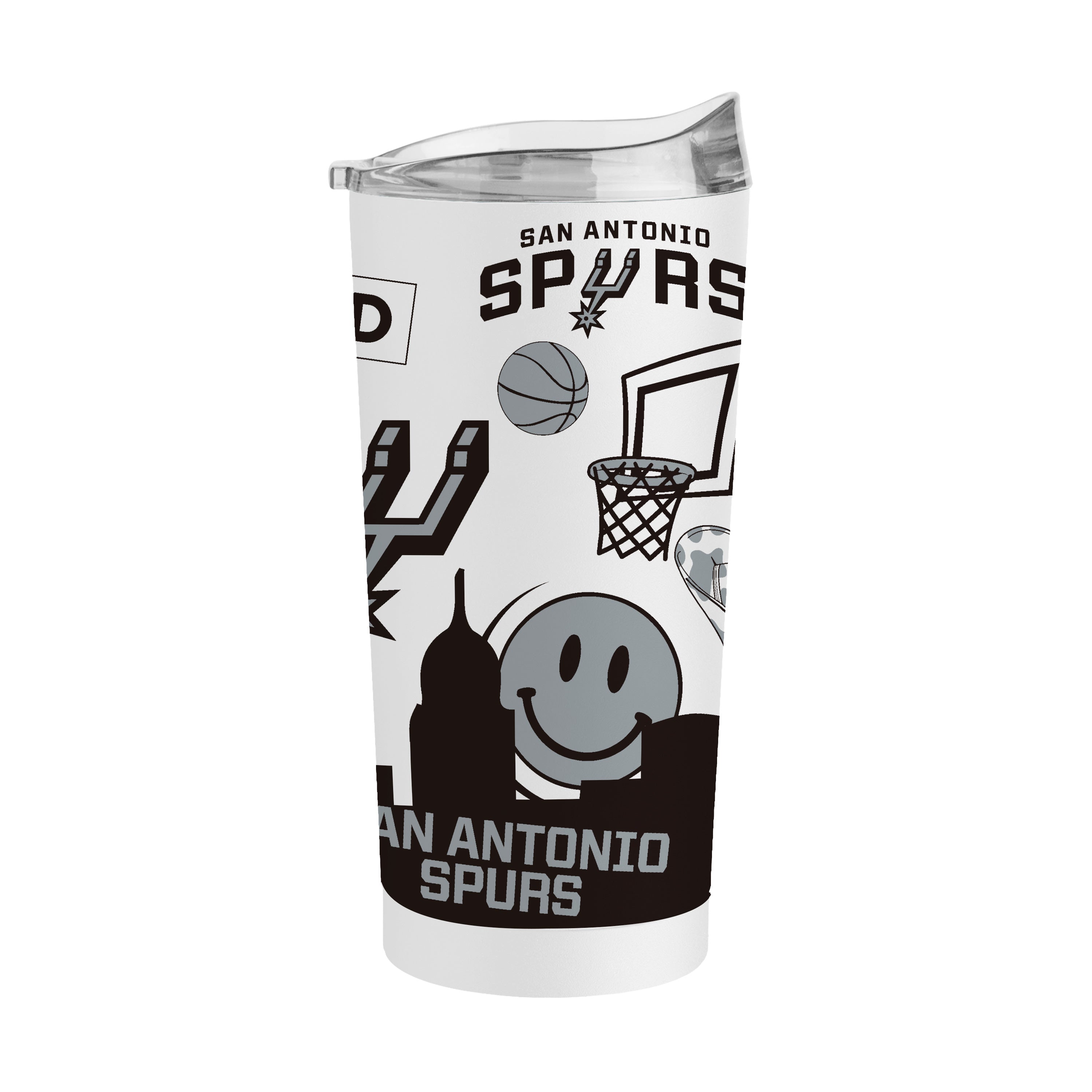 San Antonio Spurs 20oz Native Powder Coat Tumbler - Sports Gifts, Sports Memorabilia, Sports Collectibles, Fan Shop