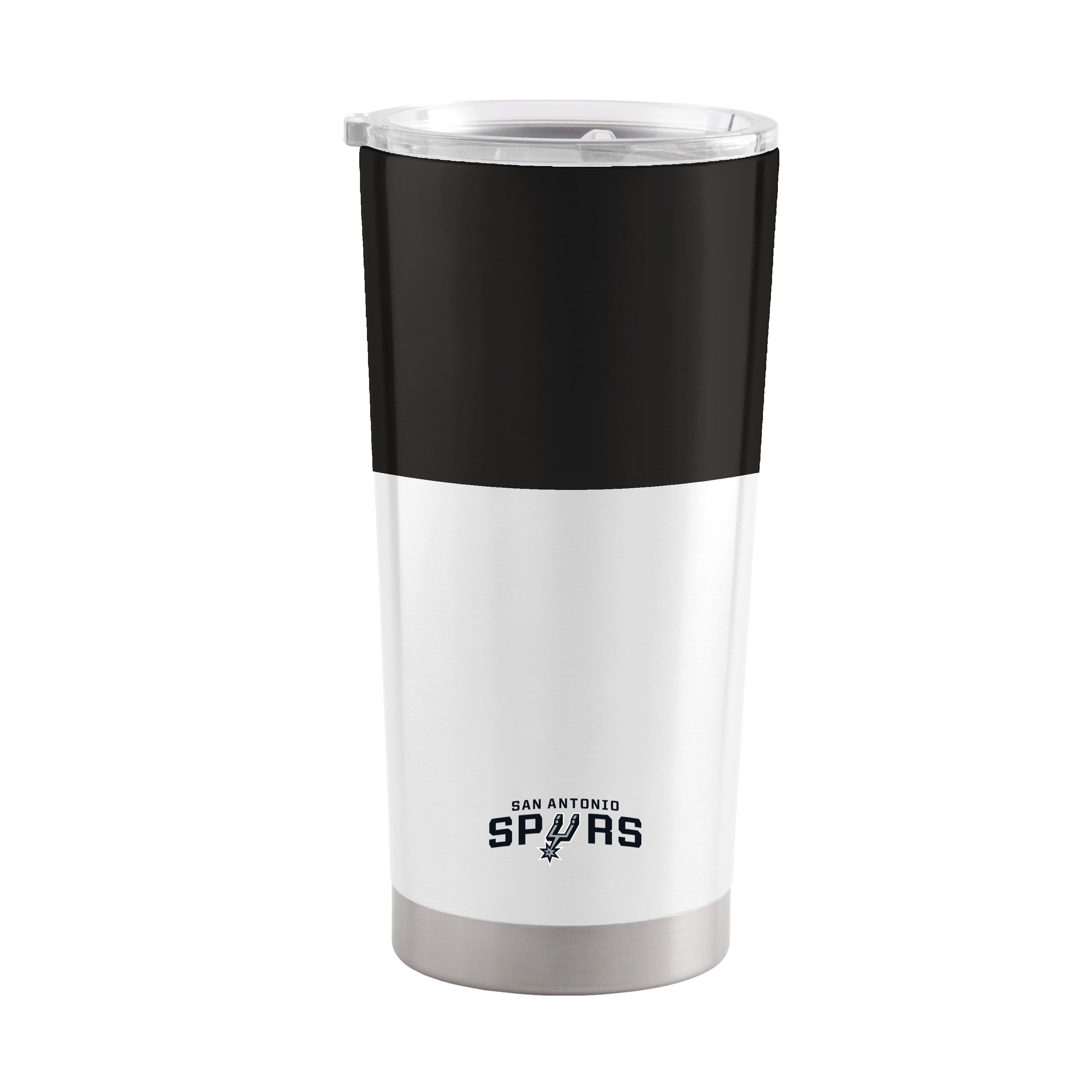 San Antonio Spurs Colorblock 20oz Stainless Tumbler - Sports Gifts, Sports Memorabilia, Sports Collectibles, Fan Shop