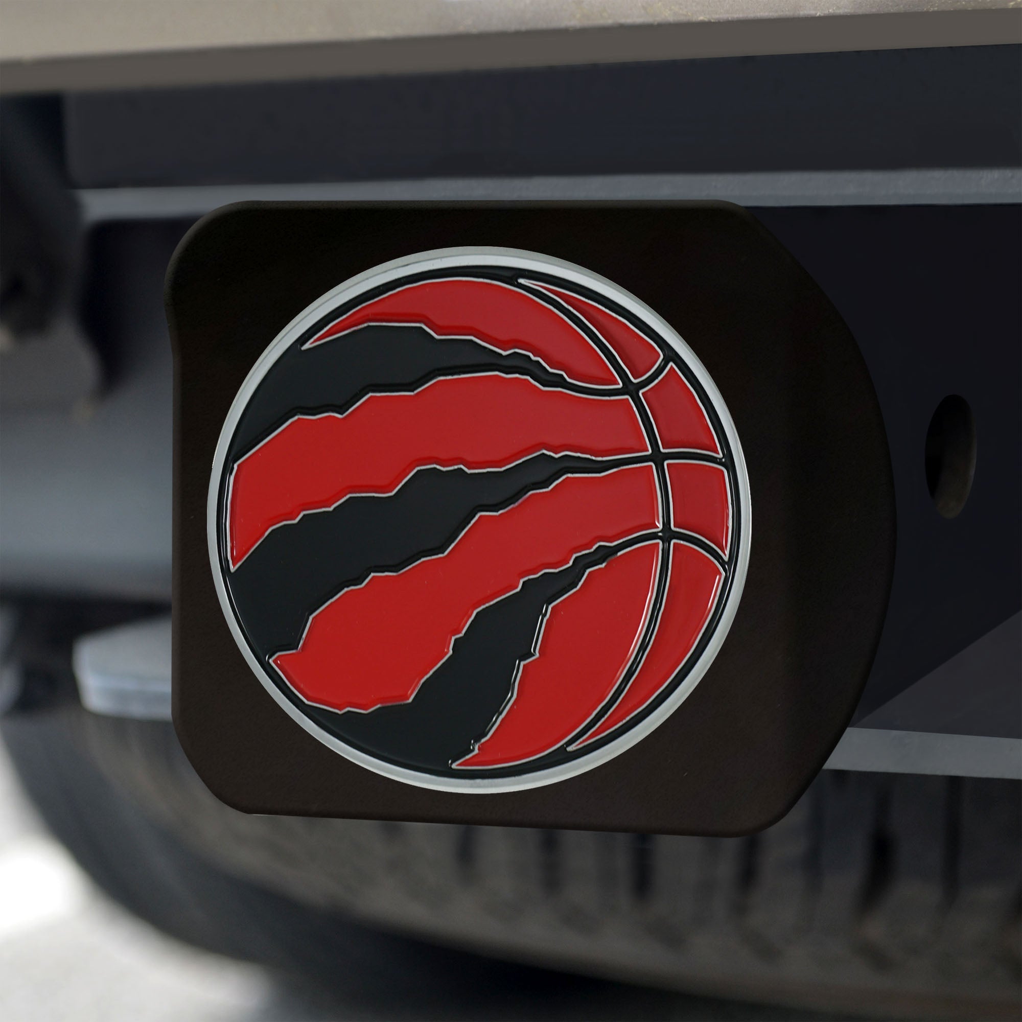 NBA - Toronto Raptors Color on Black Hitch Cover - Sports Gifts, Sports Memorabilia, Sports Collectibles, Fan Shop