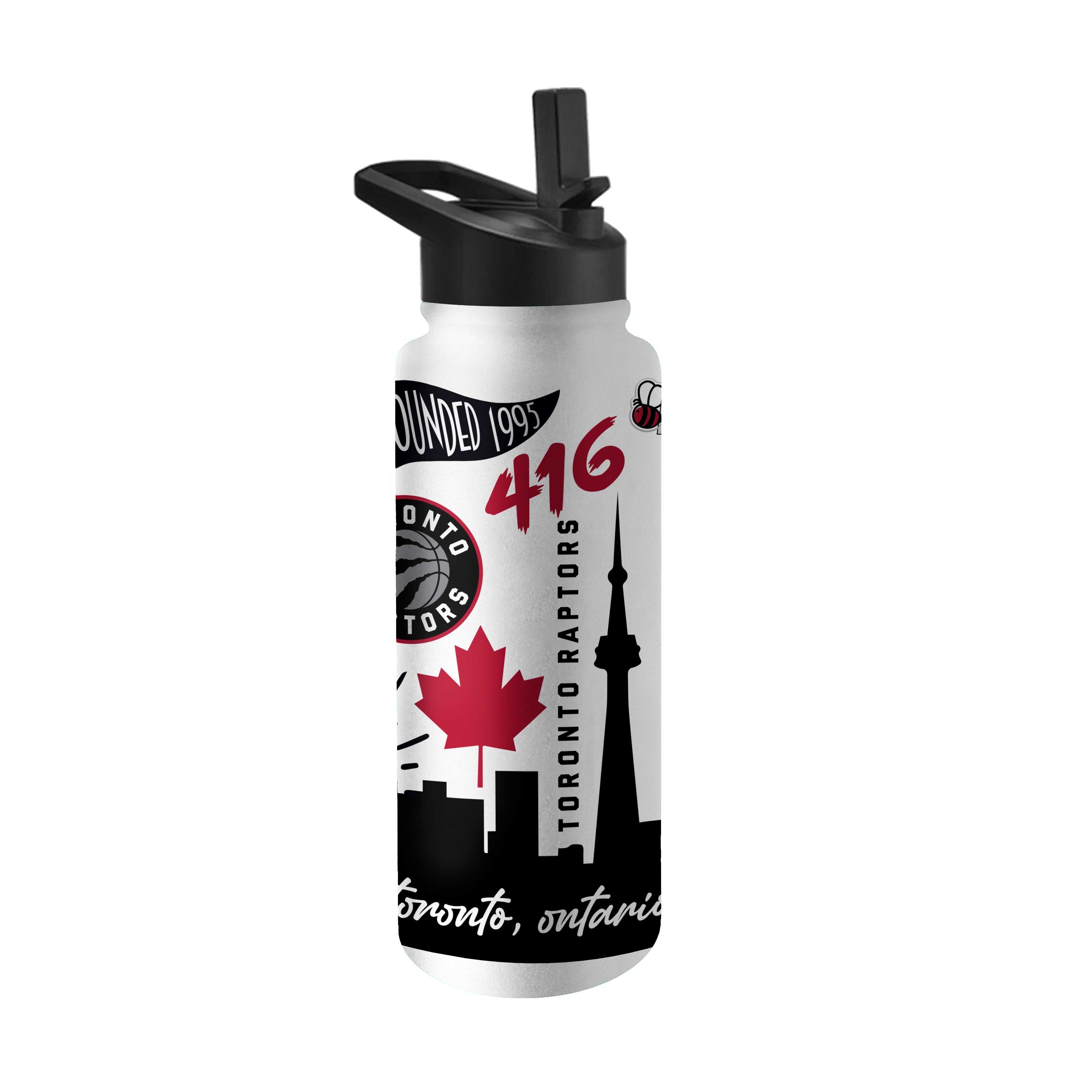 Toronto Raptors 34oz Native Quencher Bottle - Sports Gifts, Sports Memorabilia, Sports Collectibles, Fan Shop