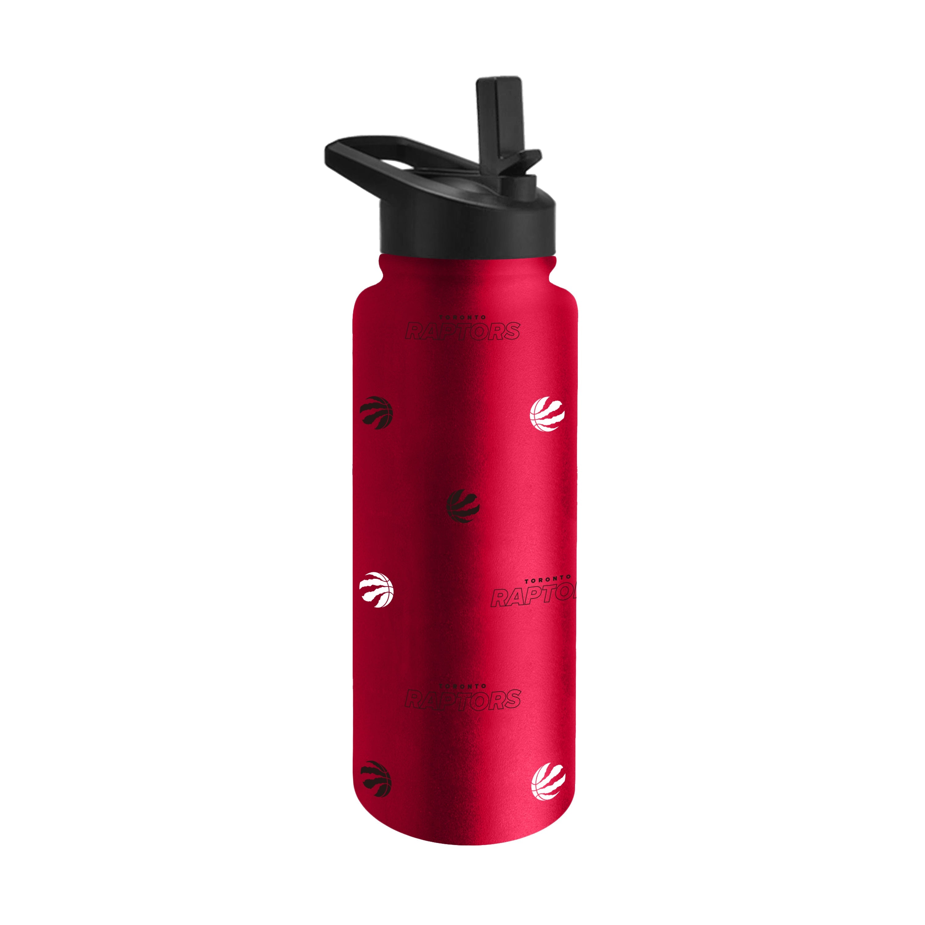 Toronto Raptors 34oz Step And Repeat Quencher Bottle - Sports Gifts, Sports Memorabilia, Sports Collectibles, Fan Shop