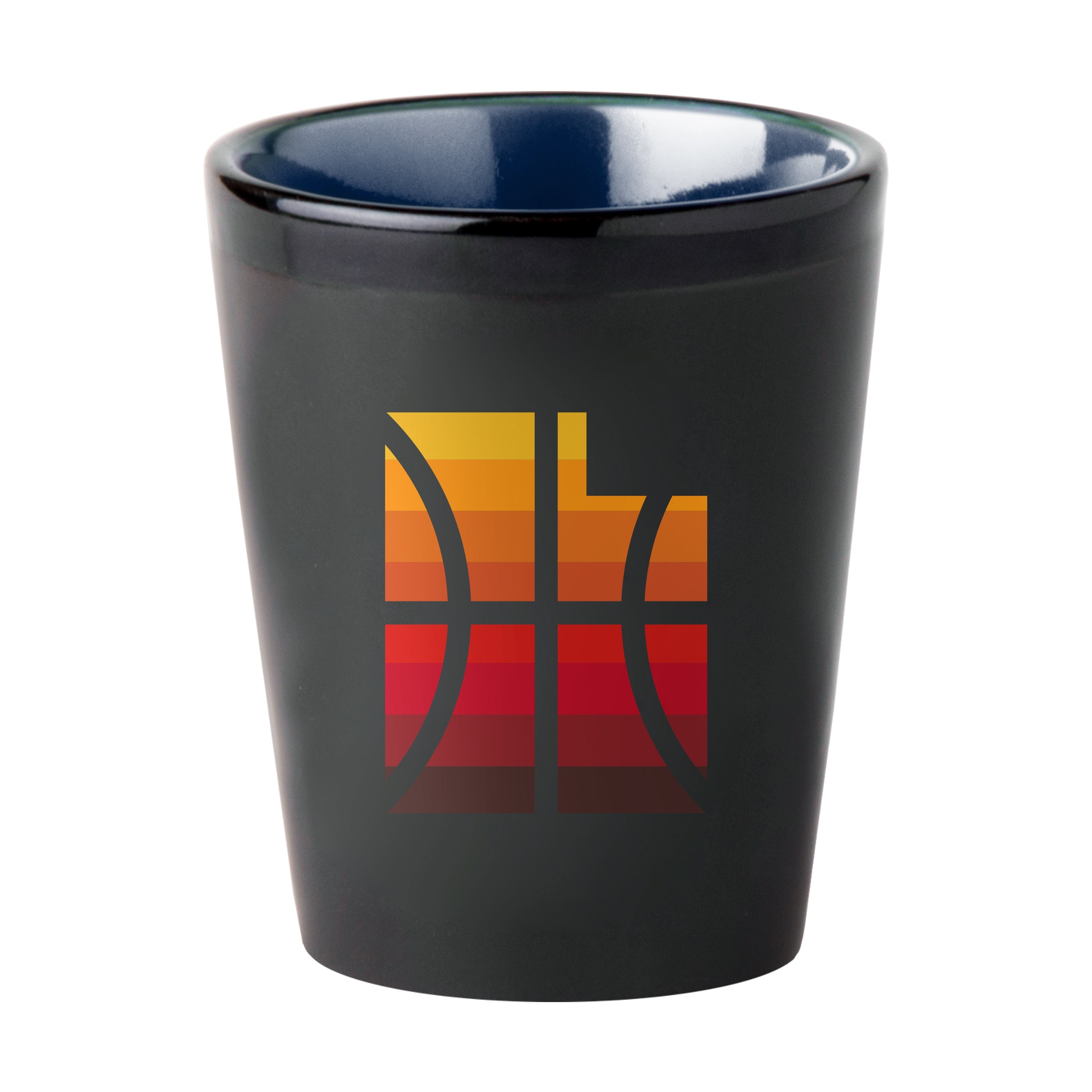 Utah Jazz 2oz Desert Black Matte Shot - Sports Gifts, Sports Memorabilia, Sports Collectibles, Fan Shop