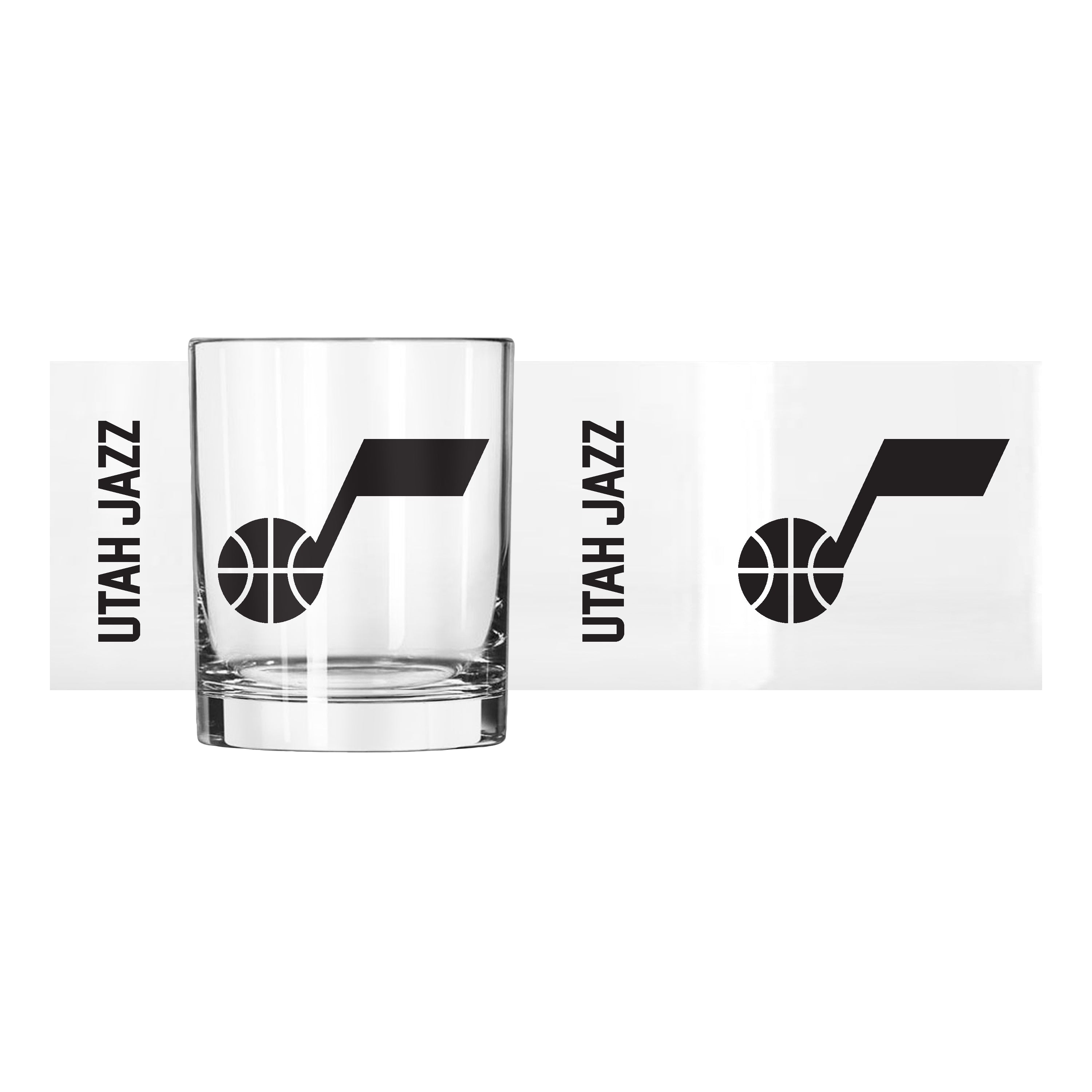 Utah Jazz 14oz Gameday Rocks Glass - Sports Gifts, Sports Memorabilia, Sports Collectibles, Fan Shop