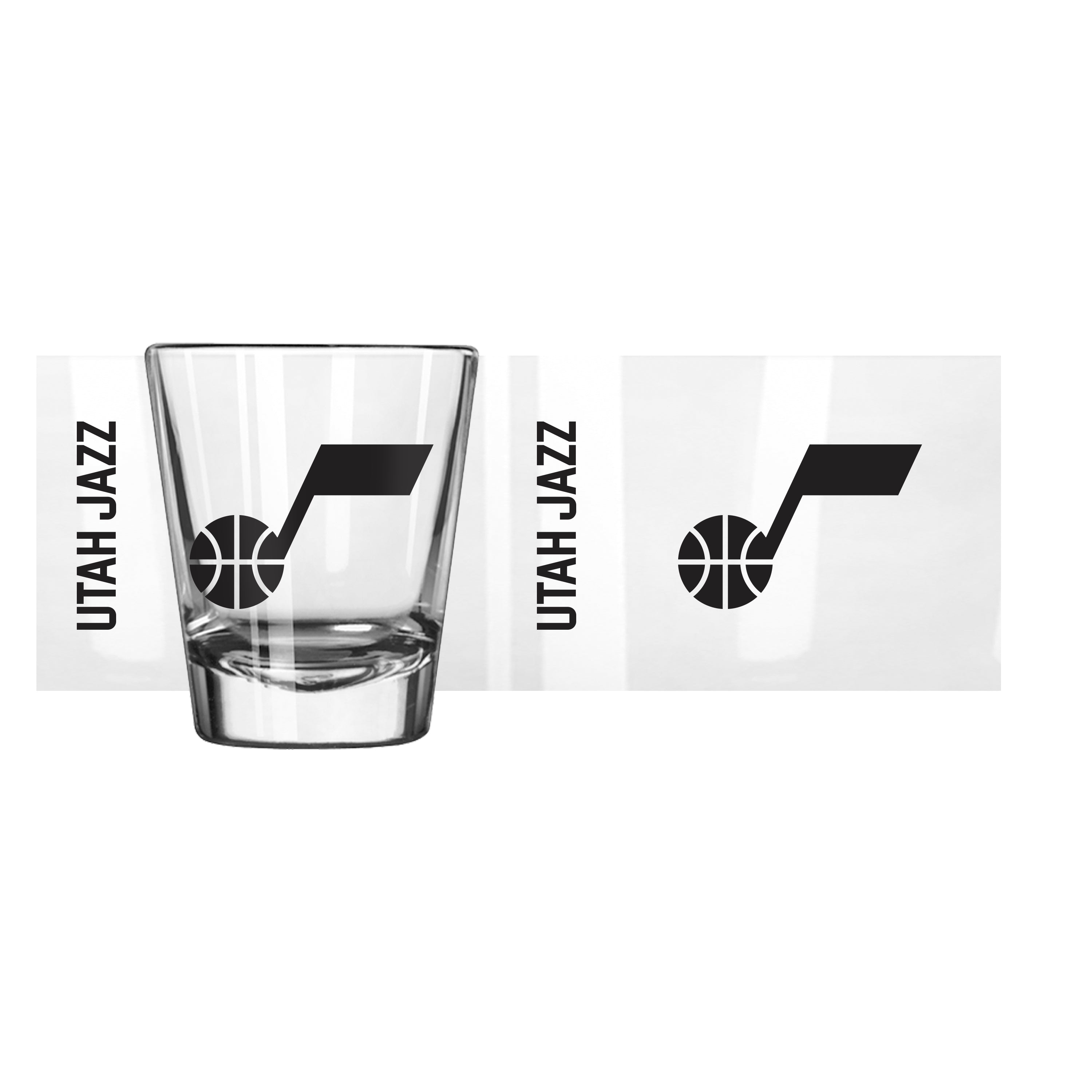 Utah Jazz 2oz Gameday Shot Glass - Sports Gifts, Sports Memorabilia, Sports Collectibles, Fan Shop