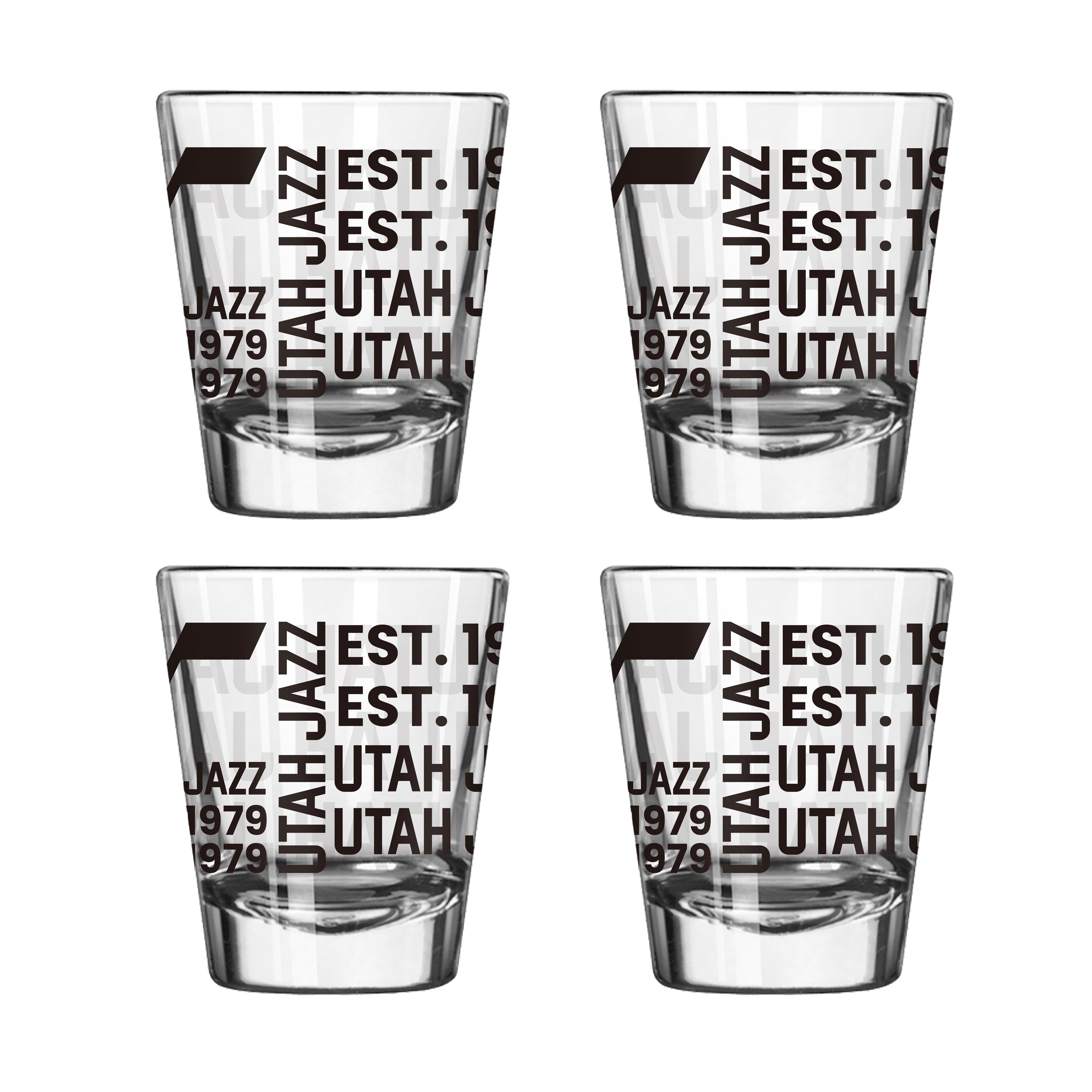 Utah Jazz 4pk Spirit 2oz Shot Glass