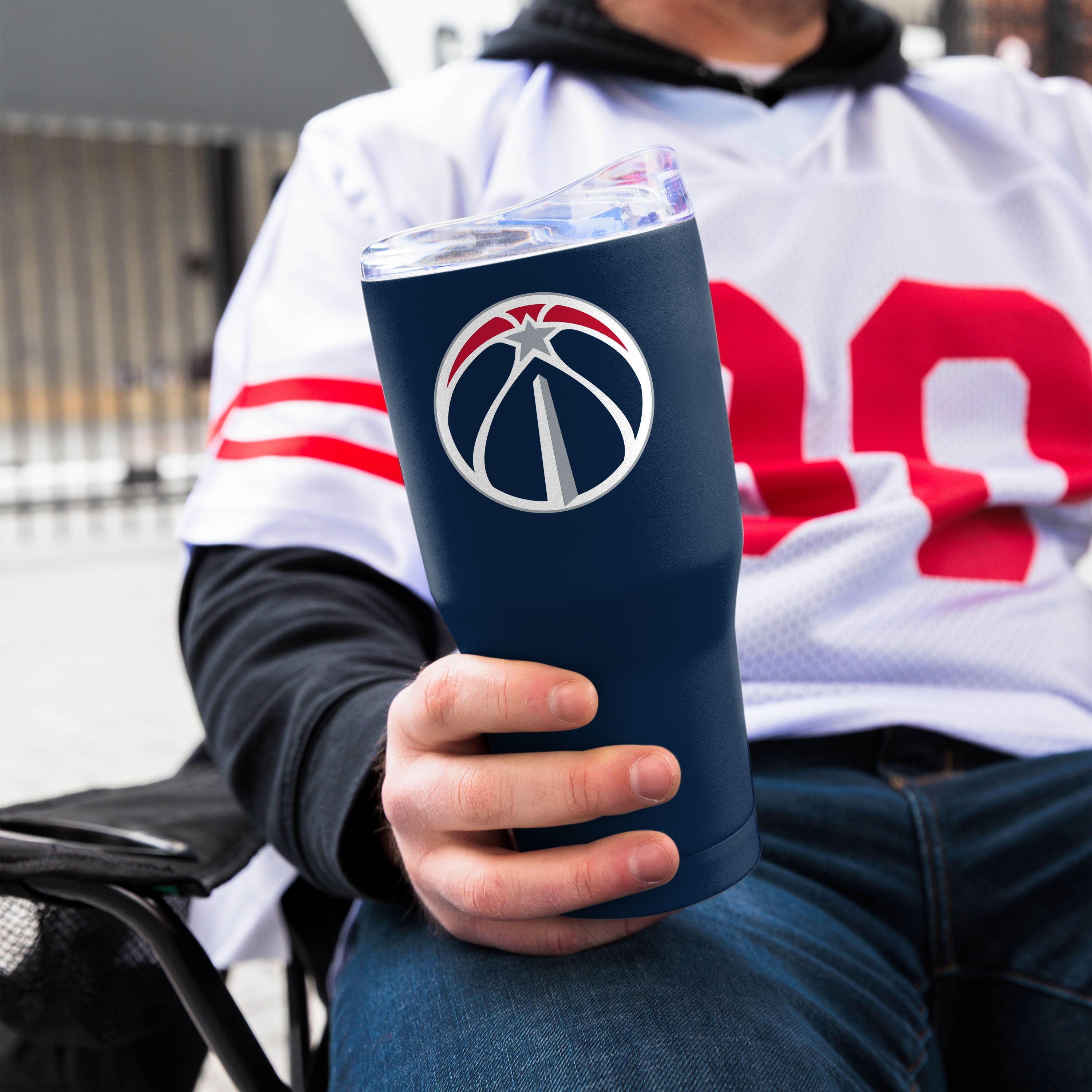 Washington Wizards 30oz Flipside Powder Coat Tumbler - Sports Gifts, Sports Memorabilia, Sports Collectibles, Fan Shop