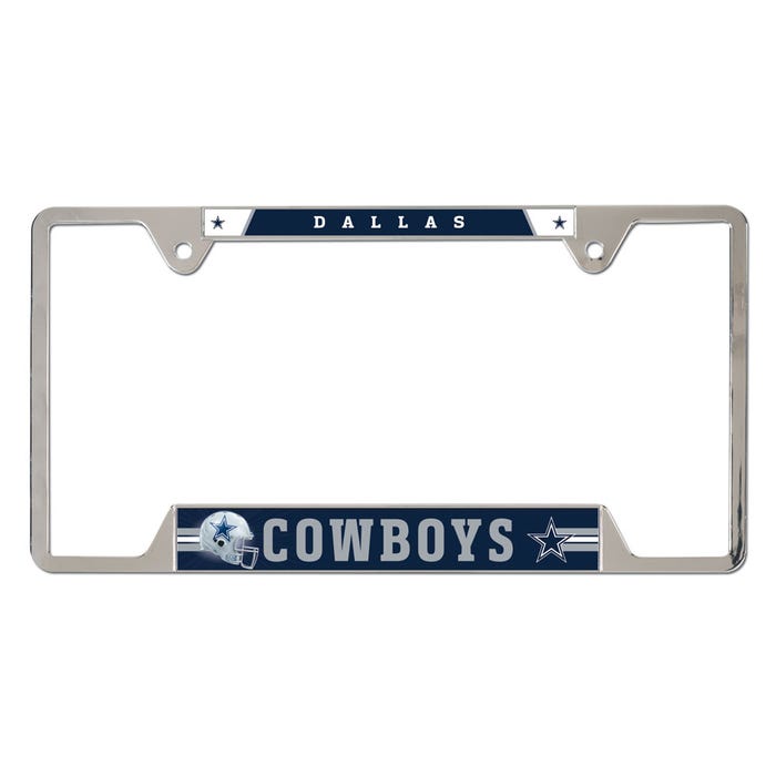 Dallas Cowboys Metal License Plate Frame - Sports Collectibles, Sports Memorabilia, Sports Fan Shop, Sports Gifts