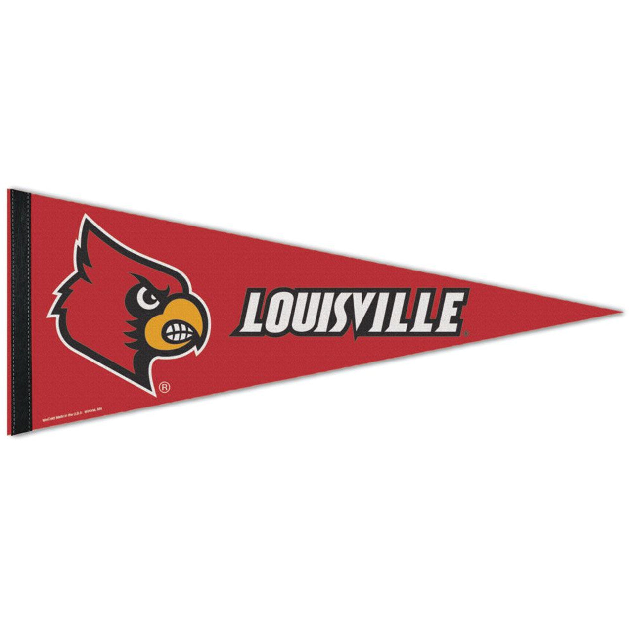Louisville Cardinals Pennant 12x30 Premium Style - Sports Collectibles, Sports Memorabilia, Sports Fan Shop, Sports Gifts