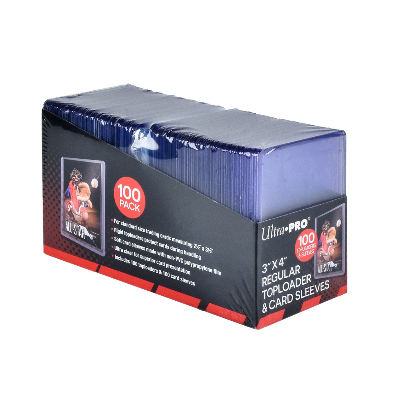 Toploader - 3x4 with Sleeve (100 per pack) - Sports Collectibles, Sports Memorabilia, Sports Fan Shop, Sports Gifts