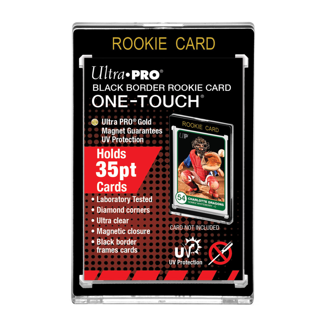 One Touch UV Card Holder With Magnet Closure - 35pt Rookie - Sports Collectibles, Sports Memorabilia, Sports Fan Shop, Sports Gifts