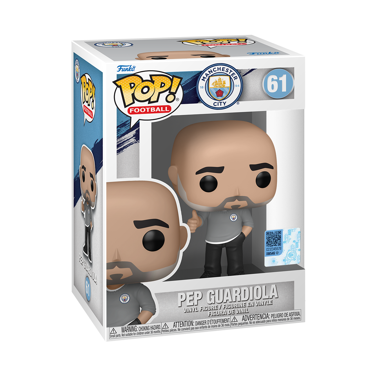 POP! Football: ManCity- Pep Guardiola - Sports Collectibles, Sports Memorabilia, Sports Fan Shop, Sports Gifts