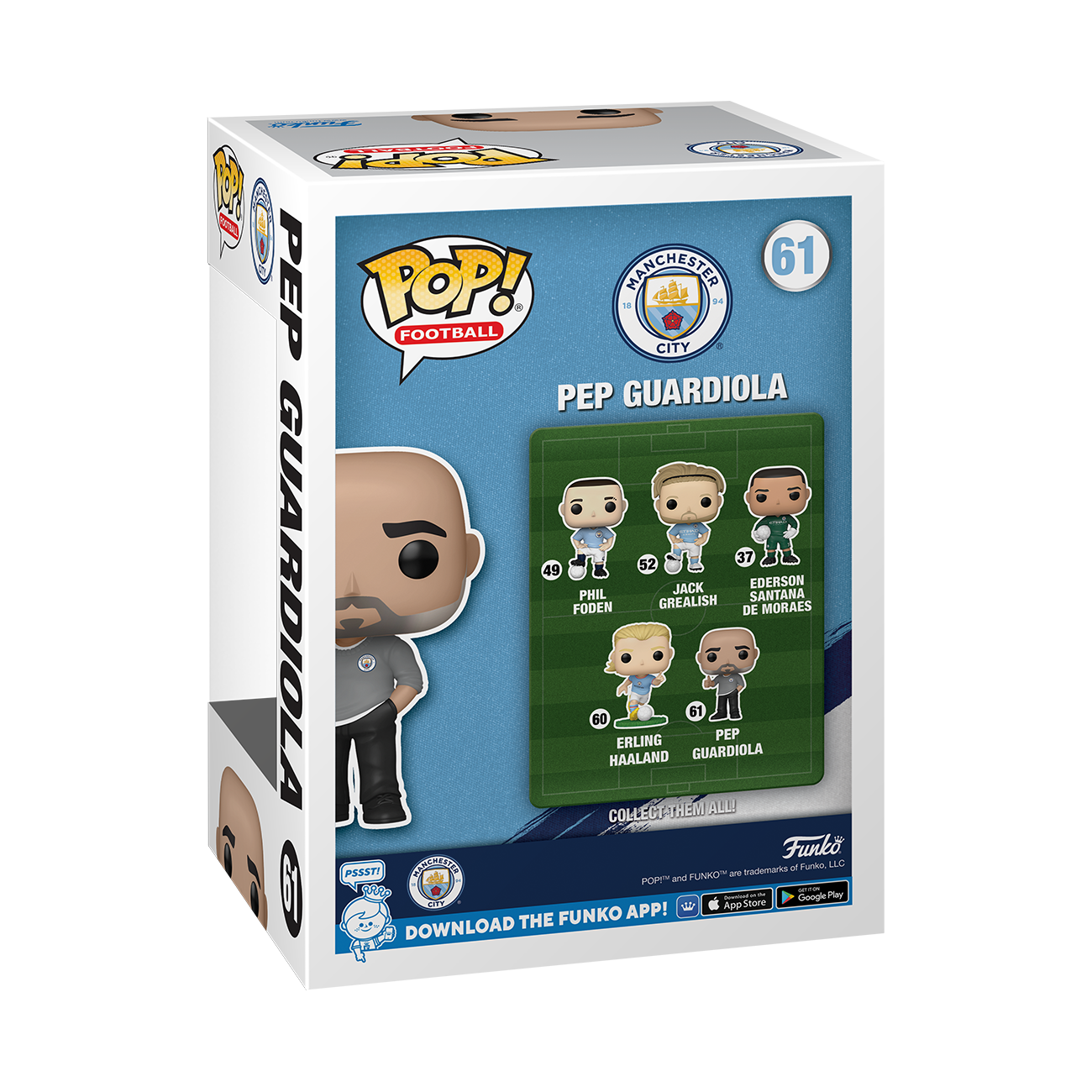 POP! Football: ManCity- Pep Guardiola - Sports Collectibles, Sports Memorabilia, Sports Fan Shop, Sports Gifts