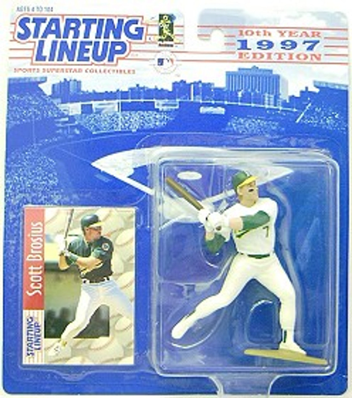 Oakland Athletics Scott Brosius 1997 SLU - Sports Collectibles, Sports Memorabilia, Sports Fan Shop, Sports Gifts