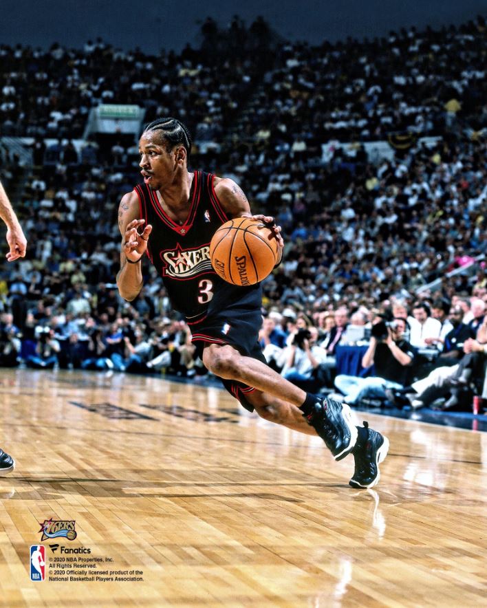 Allen Iverson in Action Philadelphia 76ers 8" x 10" Basketball Photo - Sports Collectibles, Sports Memorabilia, Sports Fan Shop, Sports Gifts