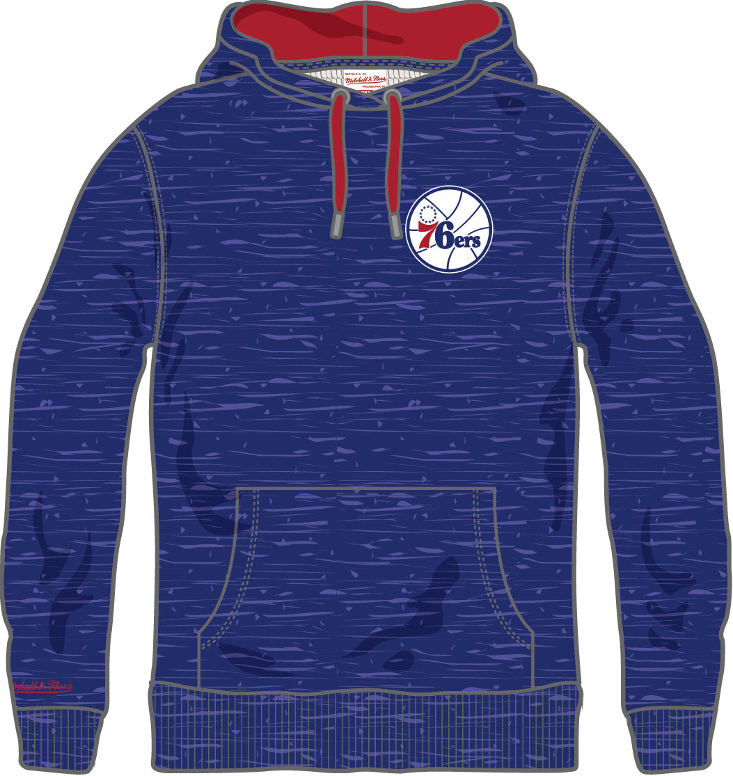 Philadelphia 76ers Mitchell & Ness Classic French Terry Hoodie - Sports Collectibles, Sports Memorabilia, Sports Fan Shop, Sports Gifts