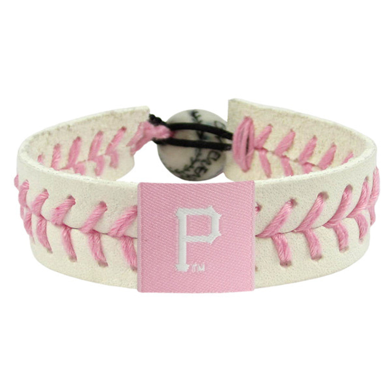 Pittsburgh Pirates Bracelet Baseball Pink CO - Sports Collectibles, Sports Memorabilia, Sports Fan Shop, Sports Gifts