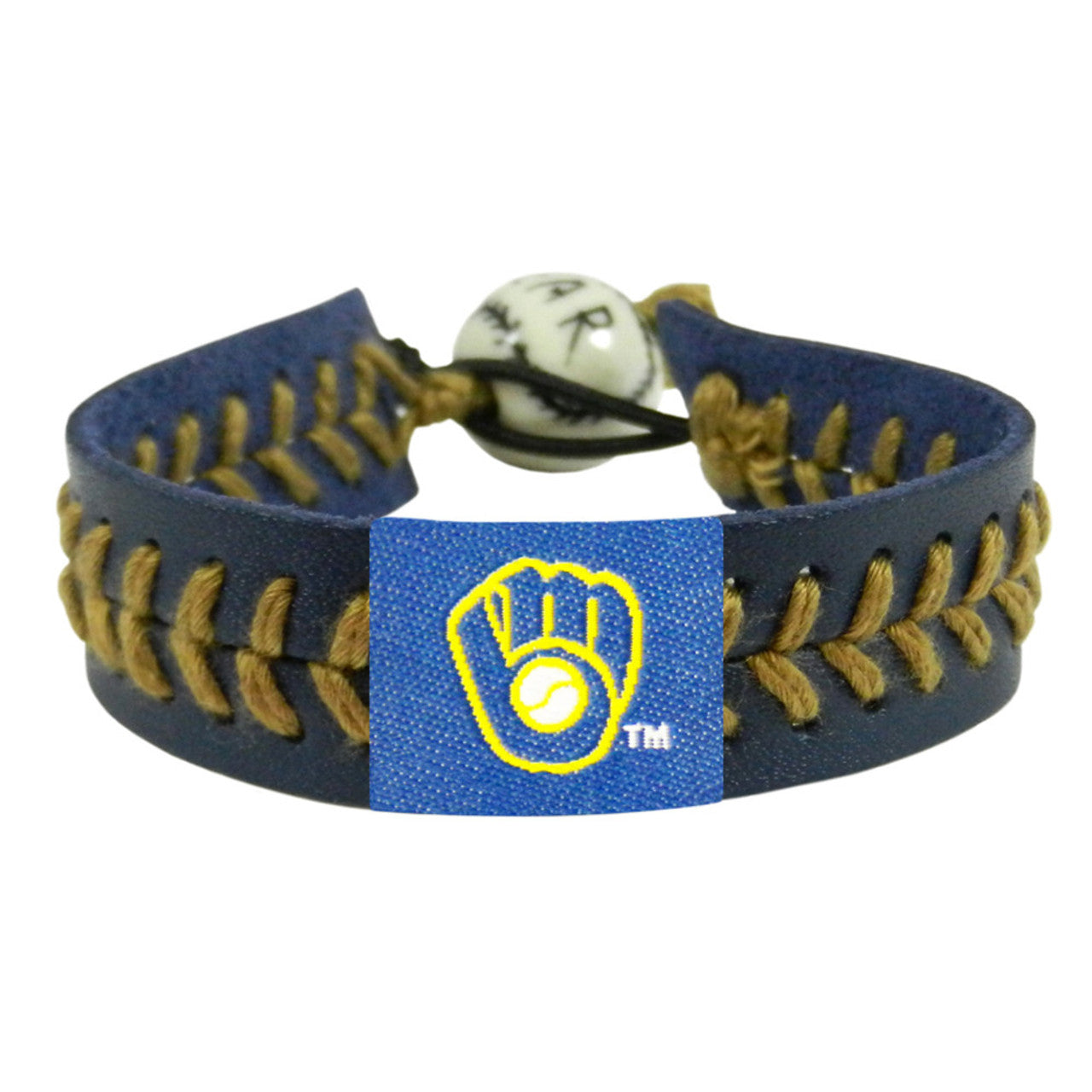 Milwaukee Brewers Bracelet Team Color Baseball CO - Sports Collectibles, Sports Memorabilia, Sports Fan Shop, Sports Gifts