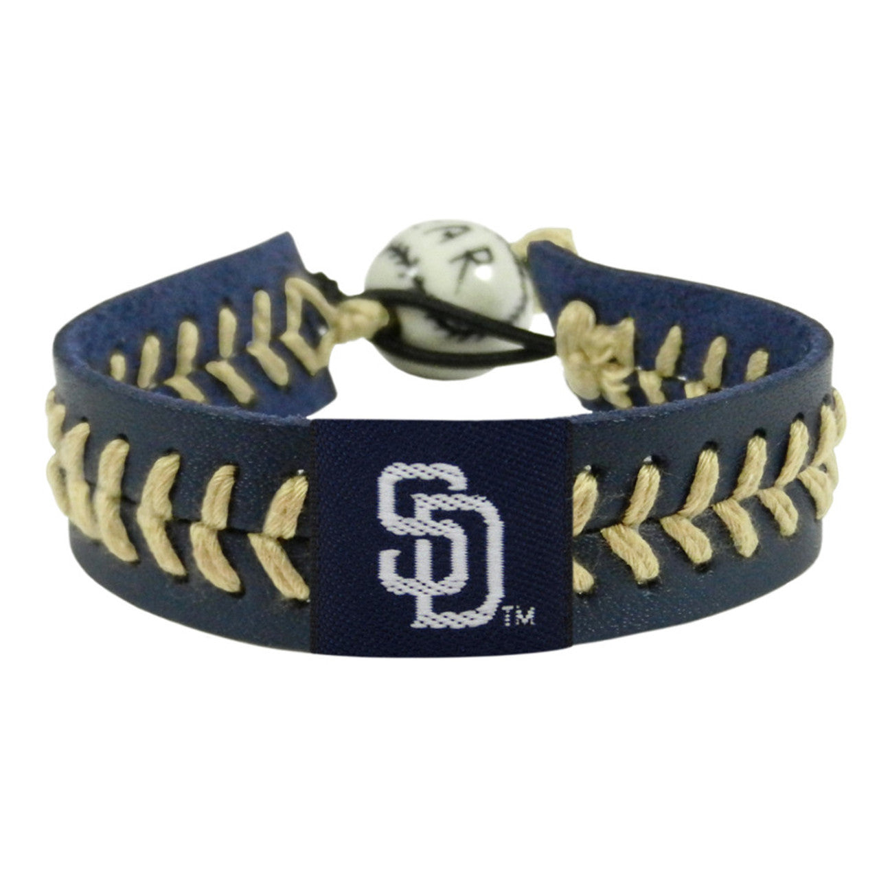 San Diego Padres Bracelet Team Color Baseball CO - Sports Collectibles, Sports Memorabilia, Sports Fan Shop, Sports Gifts